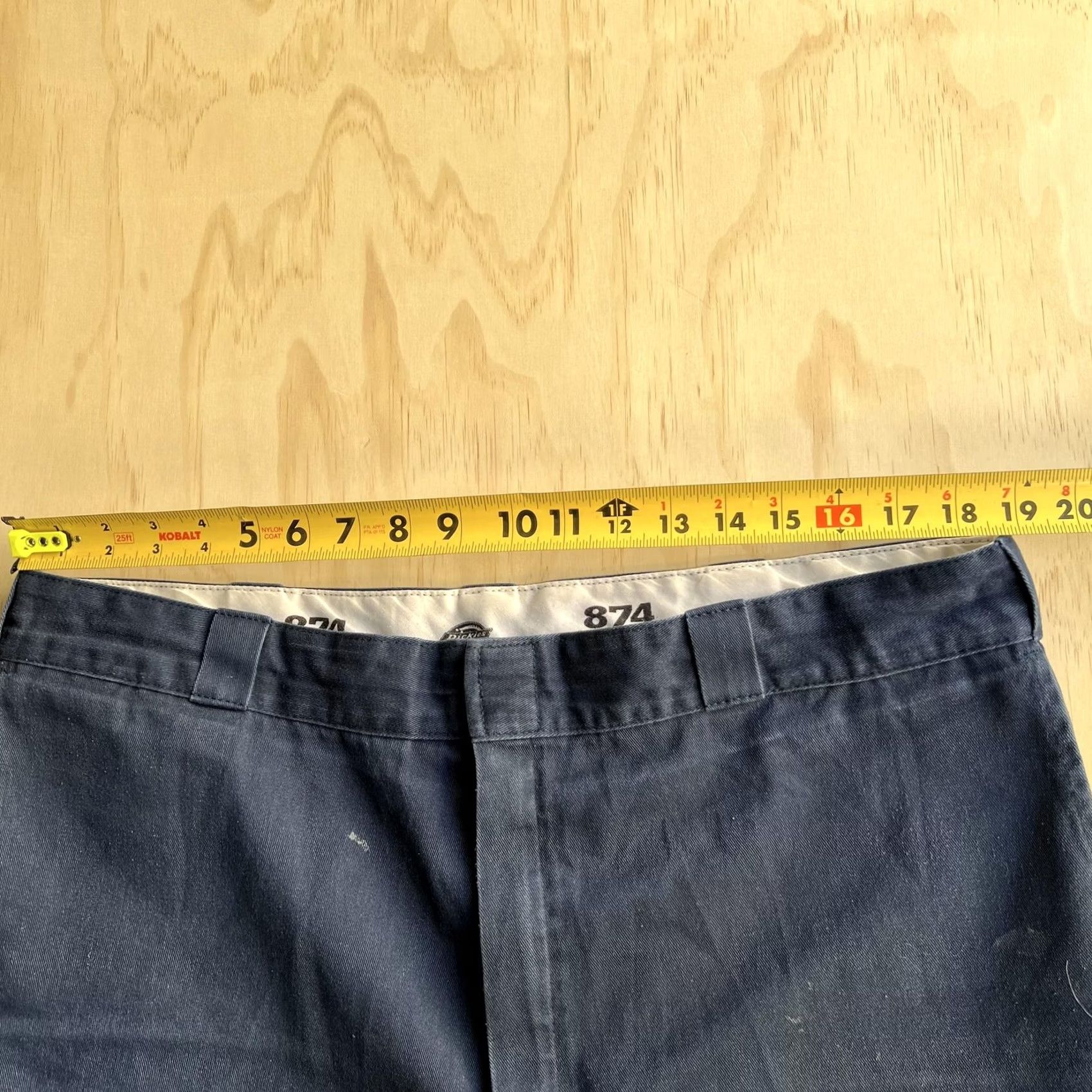 Dickies Dickies Pants Mens 38x25 Blue 874 Original Fit Chino Straight Leg Workwear Twill Size US 38 / EU 54 - 7 Thumbnail
