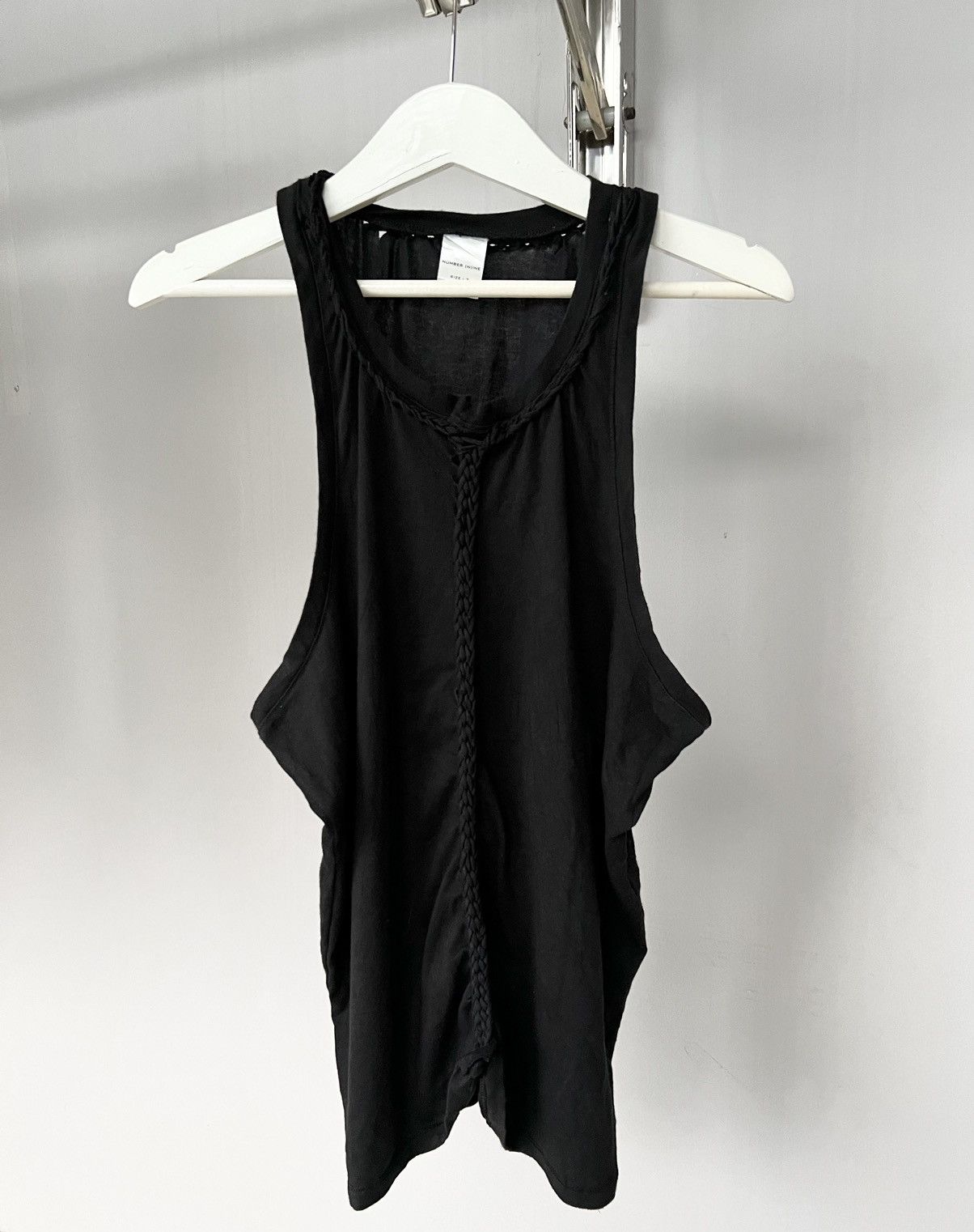 image of Number N Ine x Takahiromiyashita The Soloist S/s 2009 Number Nine “Lonesome Heroes” Braided Tank To