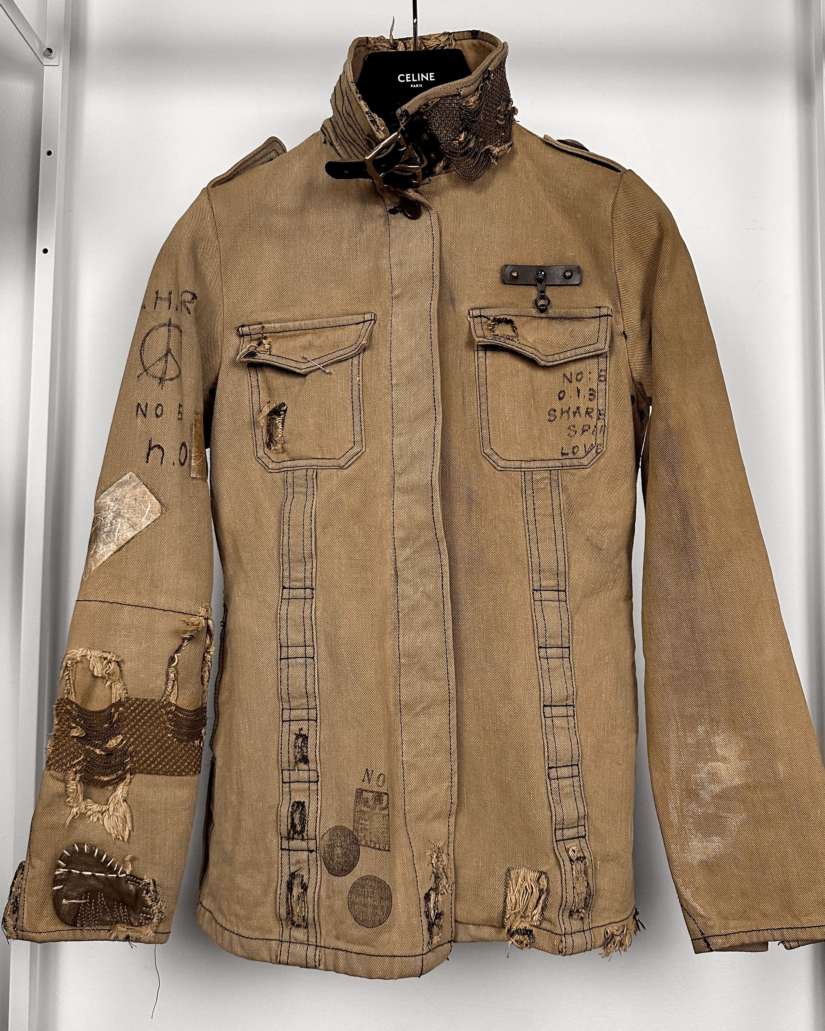 Share Spirit Homme Share Spirit Military Chainmail Distressed Field Jacket Size US M / EU 48-50 / 2 - 6 Thumbnail