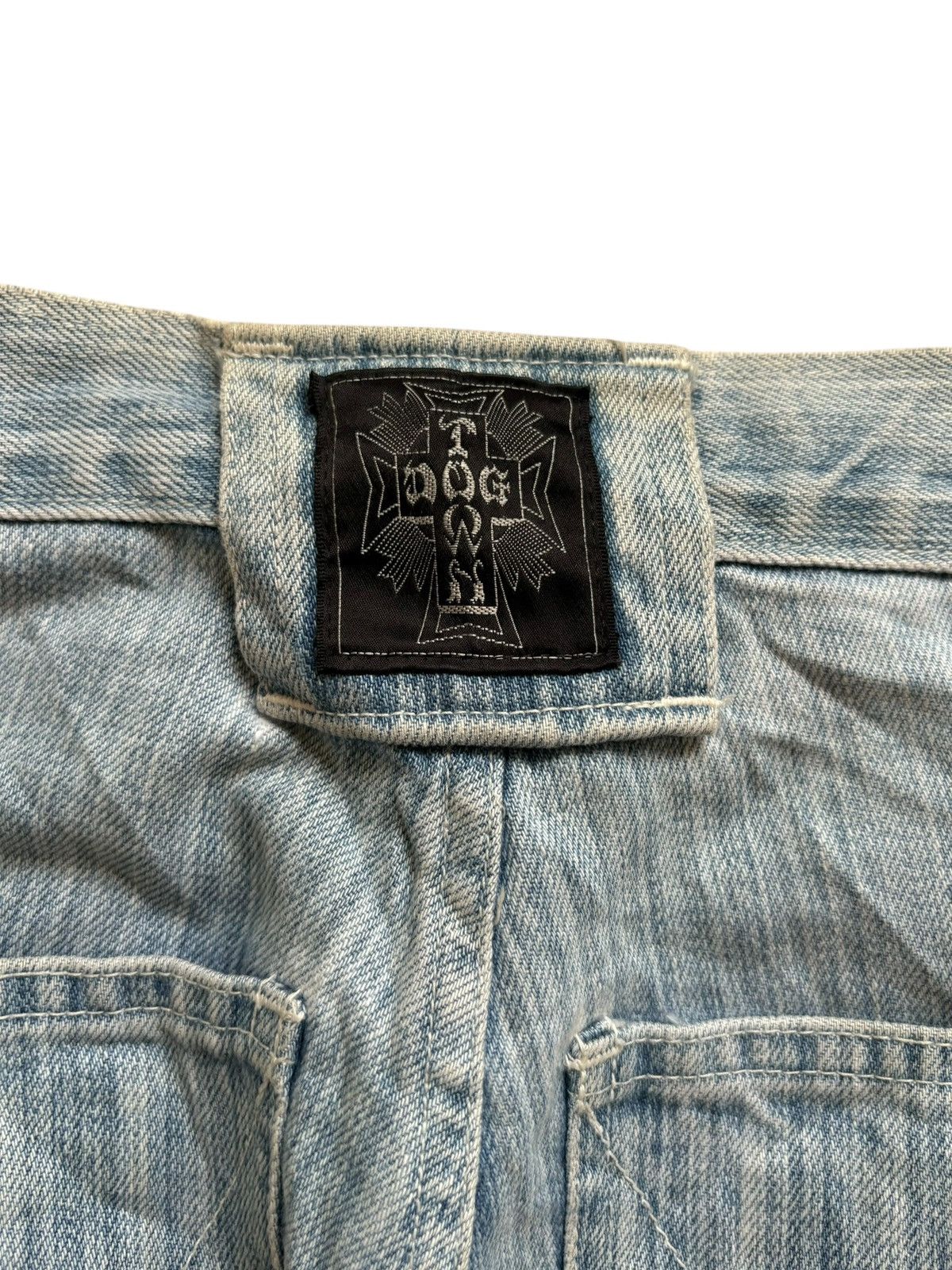 Dogtown × Japanese Brand Vintage Dog Town Mud Wash Distressed Loose Baggy Jorts Size US 32 / EU 48 - 15 Thumbnail