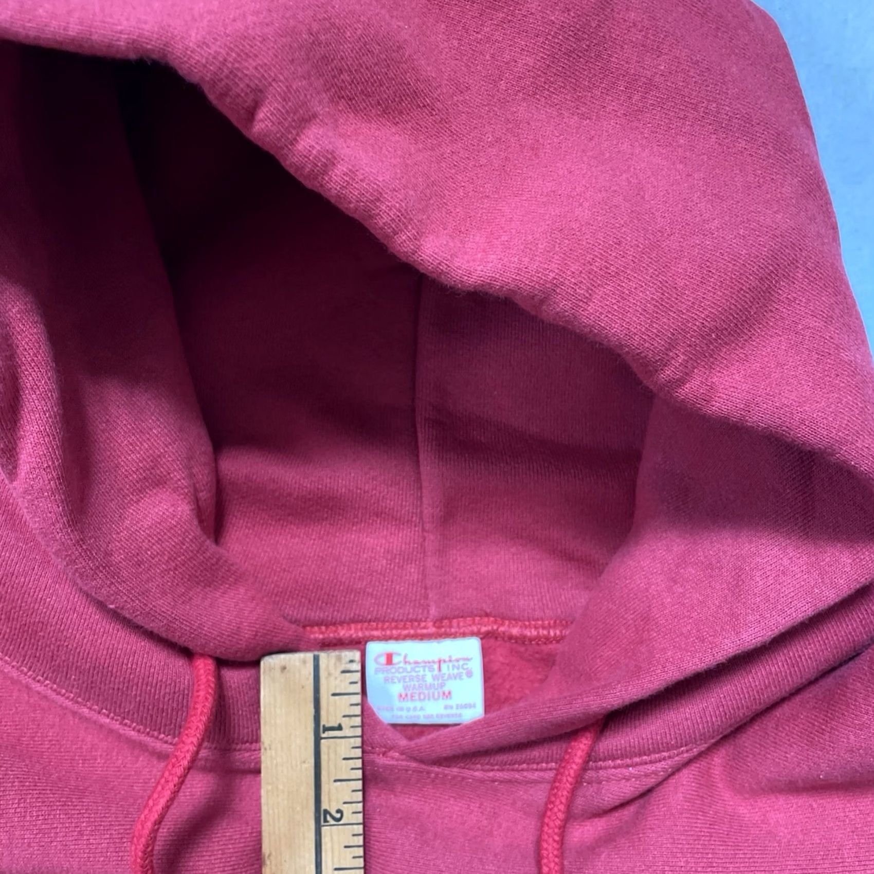 Champion VINTAGE Champion Hooded Sweatshirt USA 70s Reverse Weave Pullover M Adult Size US M / EU 48-50 / 2 - 4 Thumbnail