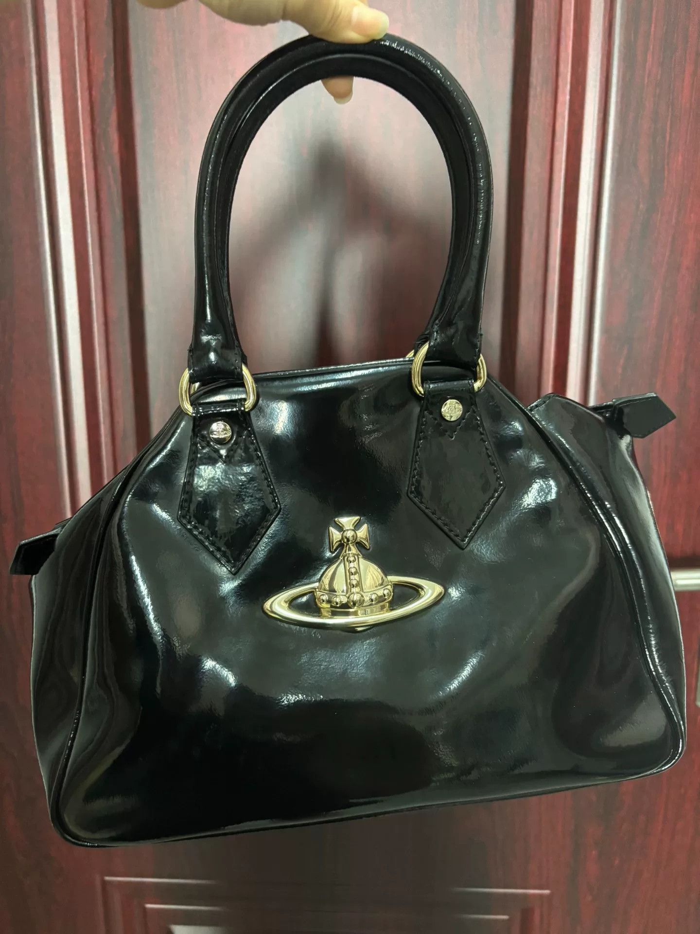 Vivienne Westwood Black Bowling Bag