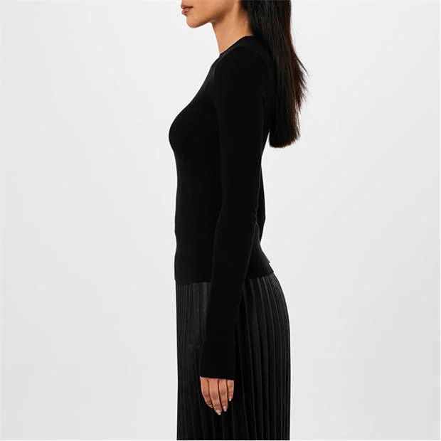 Balenciaga o1g2r1mq0924 Long Sleeve T-Shirts in Balck Size S / US 4 / IT 40 - 4 Thumbnail