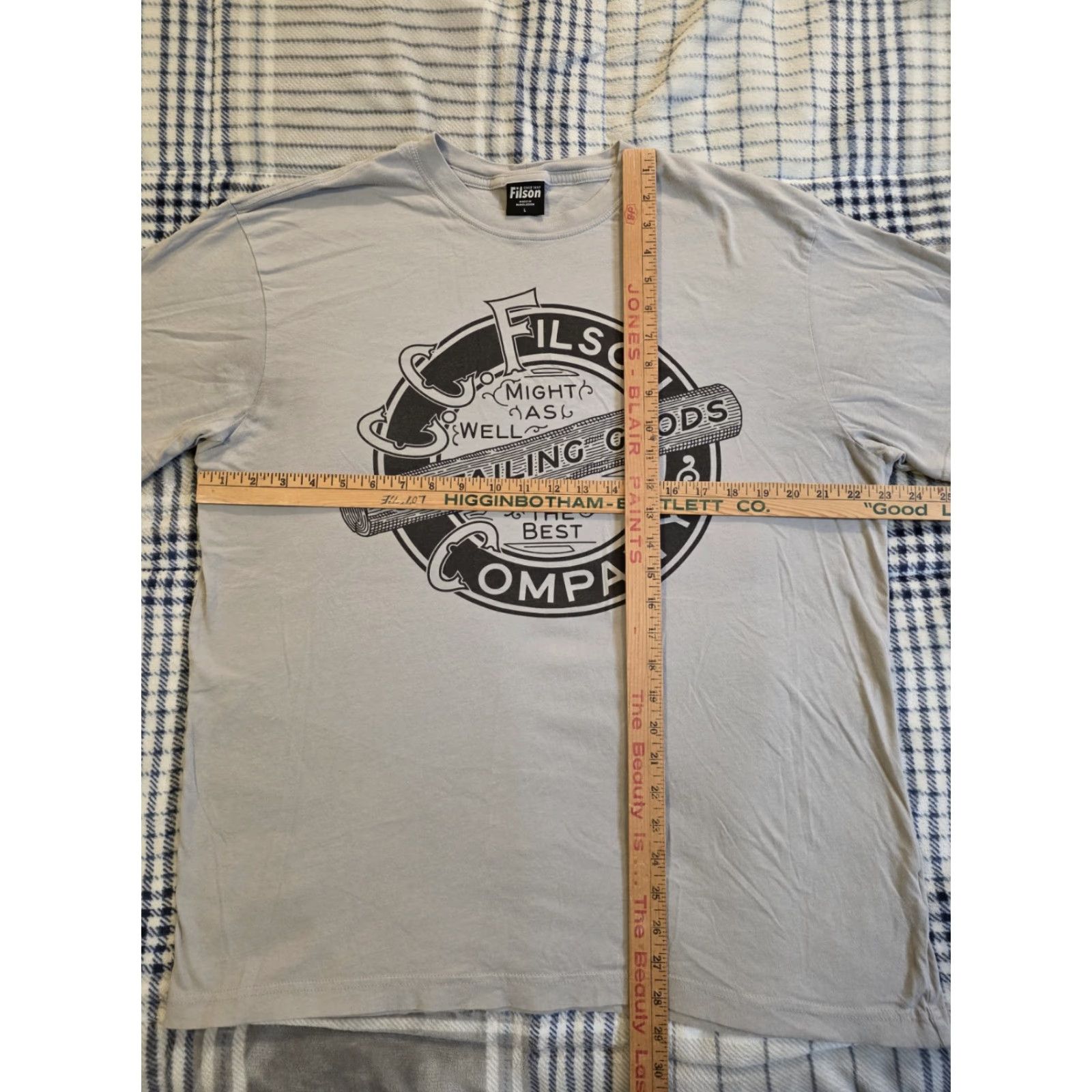 Filson Filson CC Ranger Graphic T Shirt Light Gray Men Size Large Outdoor Retro Ccotton? Size US L / EU 52-54 / 3 - 7 Thumbnail
