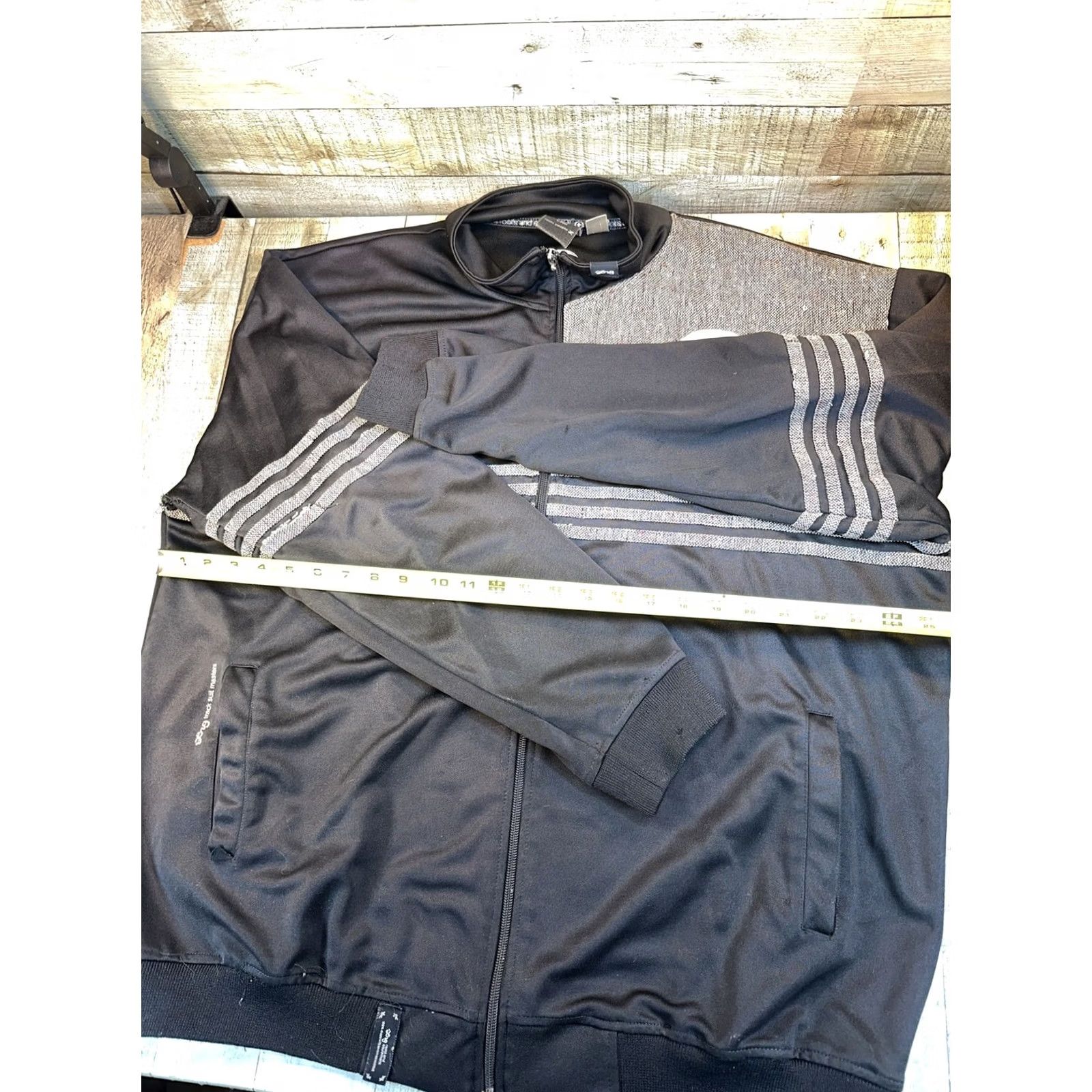 Vintage VINTAGE LRG Lifted Research Group Full Zip Track Jacket Mens 2XL Black Size US XXL / EU 58 / 5 - 3 Thumbnail