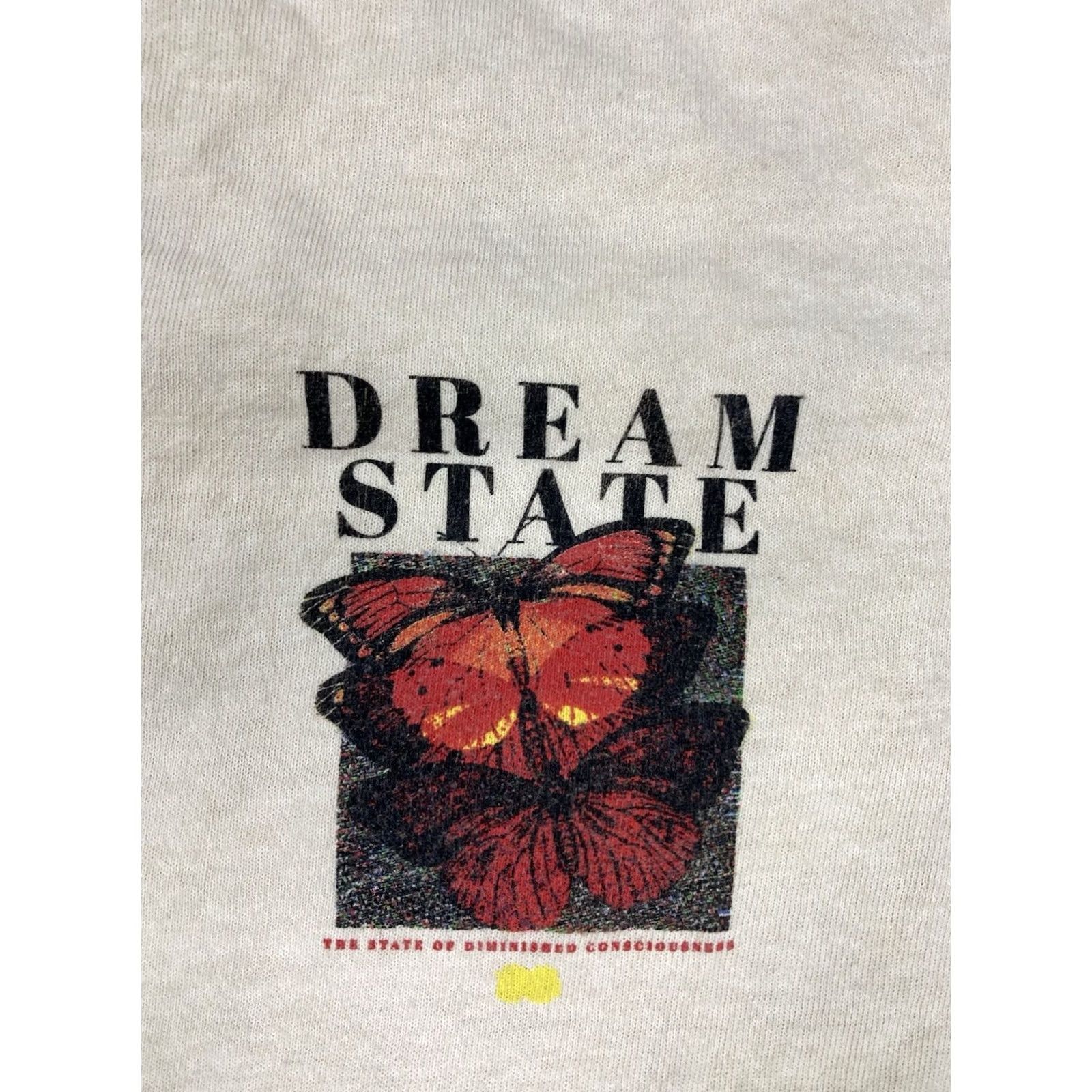Pacsun Pacsun Dream State Butterfly Graphic Shirt Women Medium Beige Size M / US 6-8 / IT 42-44 - 4 Thumbnail