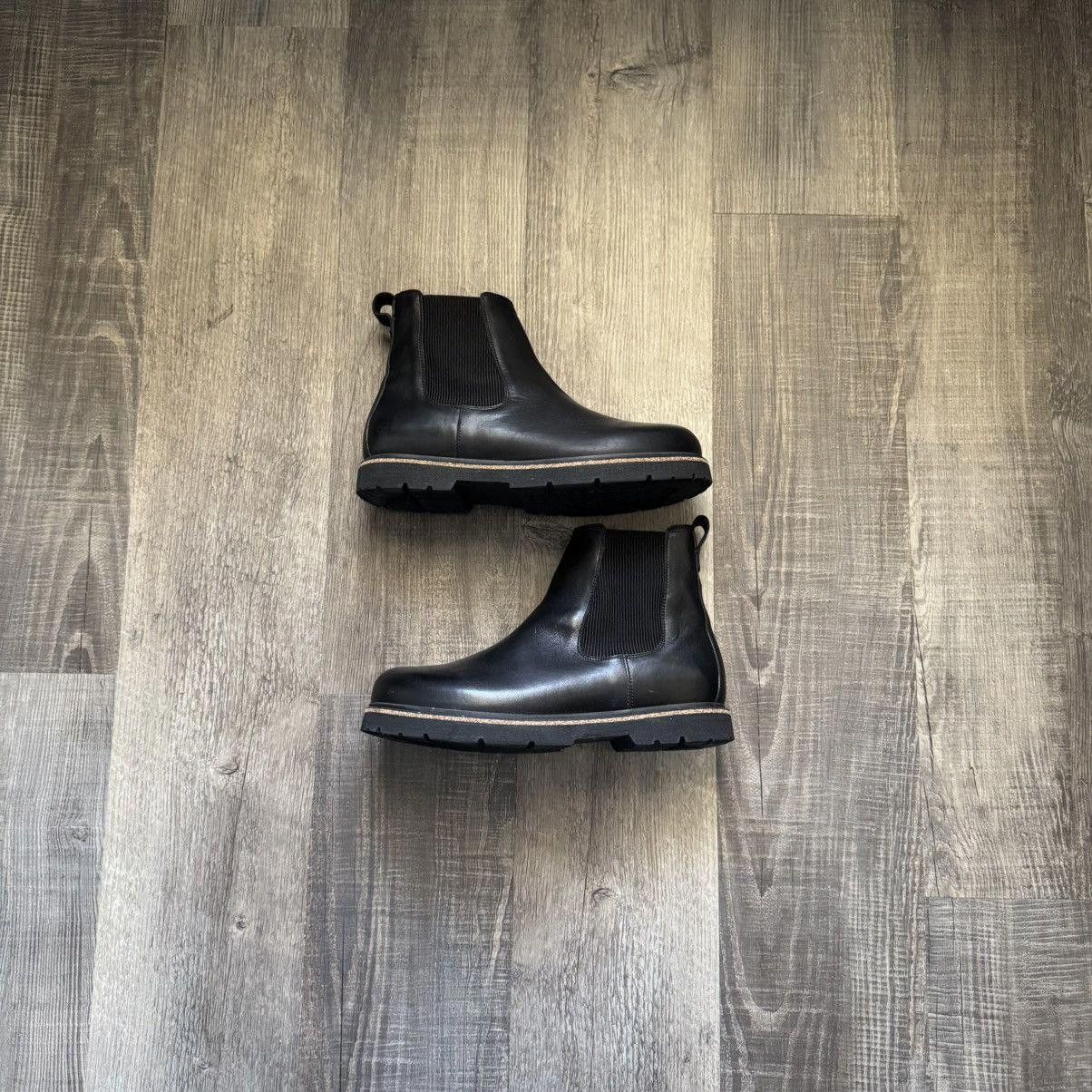 Birkenstock  Stalon "nubuck Leather" (12M) Shoes in Black, Men's
