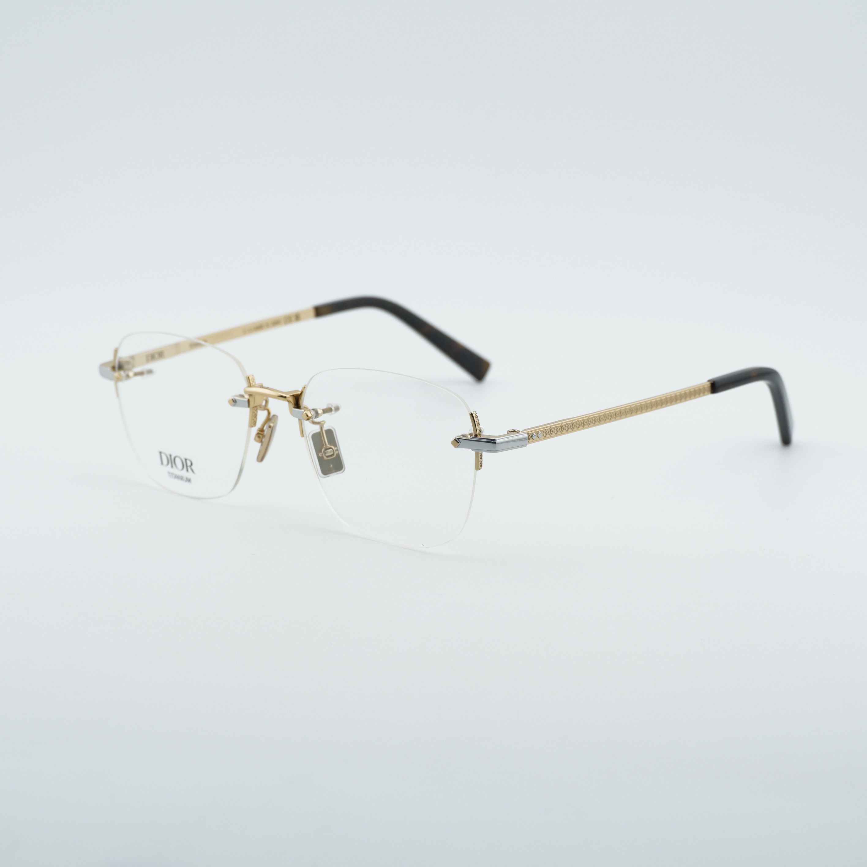 NEW Dior CD DiamondO S5U Rimless Titanium Eyeglasses Frames display picture 3