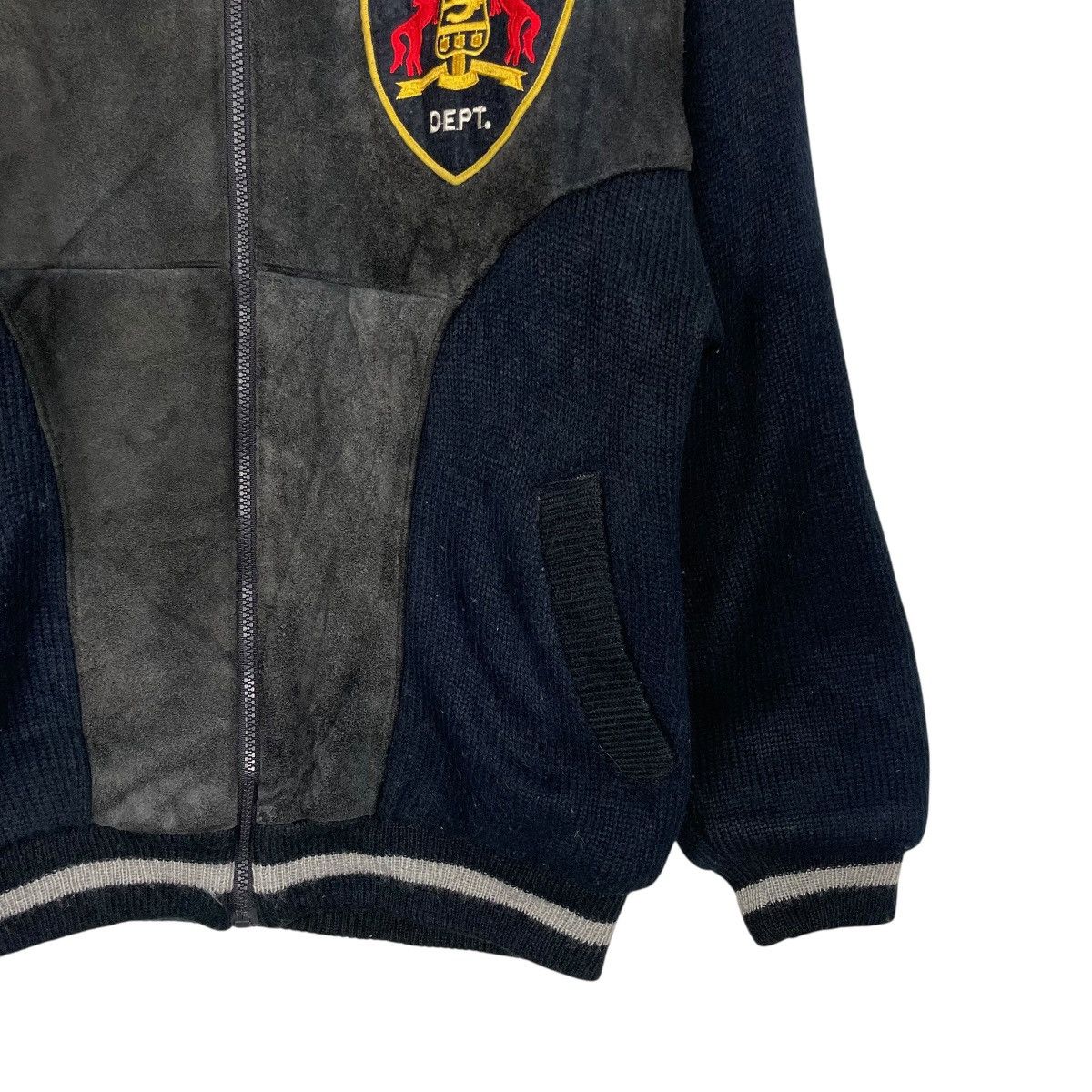 Other Japanese Brand Fleet Street Leather Bomber Jacket Size US M / EU 48-50 / 2 - 4 Thumbnail