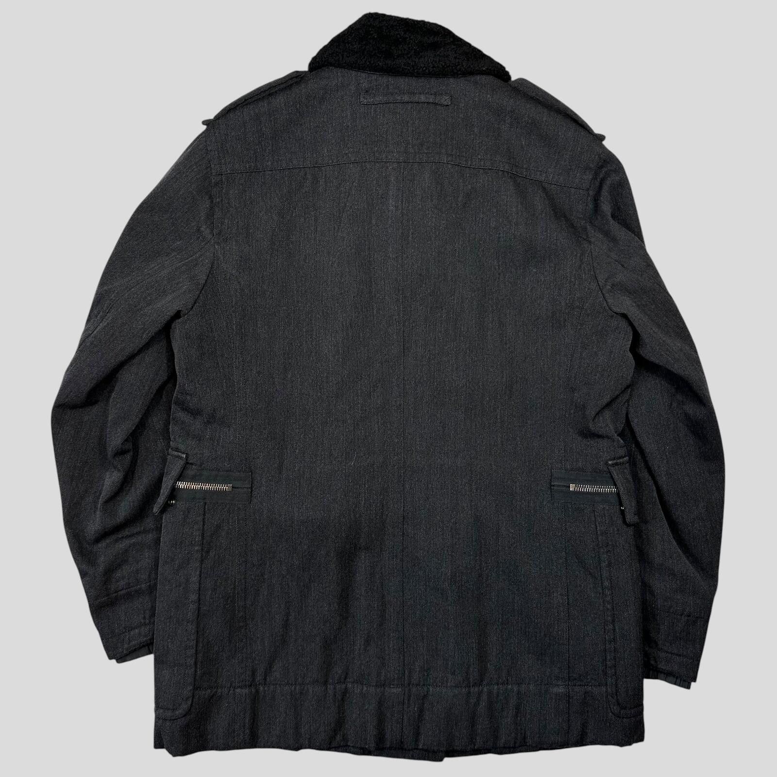 Prada Prada Sport 00’s Technical Wool Sherpa Collar Overcoat - L Size US L / EU 52-54 / 3 - 4 Thumbnail