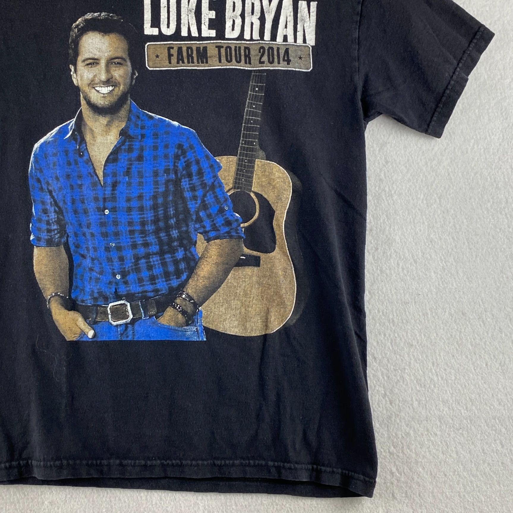 Doublet Luke Bryan Farm Tour Shirt Mens Small S Black 2014 Double-Sided Graphic T-Shirt Size US S / EU 44-46 / 1 - 4 Thumbnail