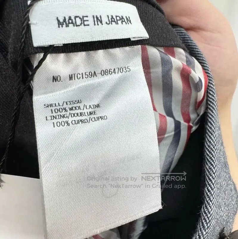 Other Thom Browne Men's Gray Wool Striped Pants . Size US 28 / EU 44 - 6 Thumbnail