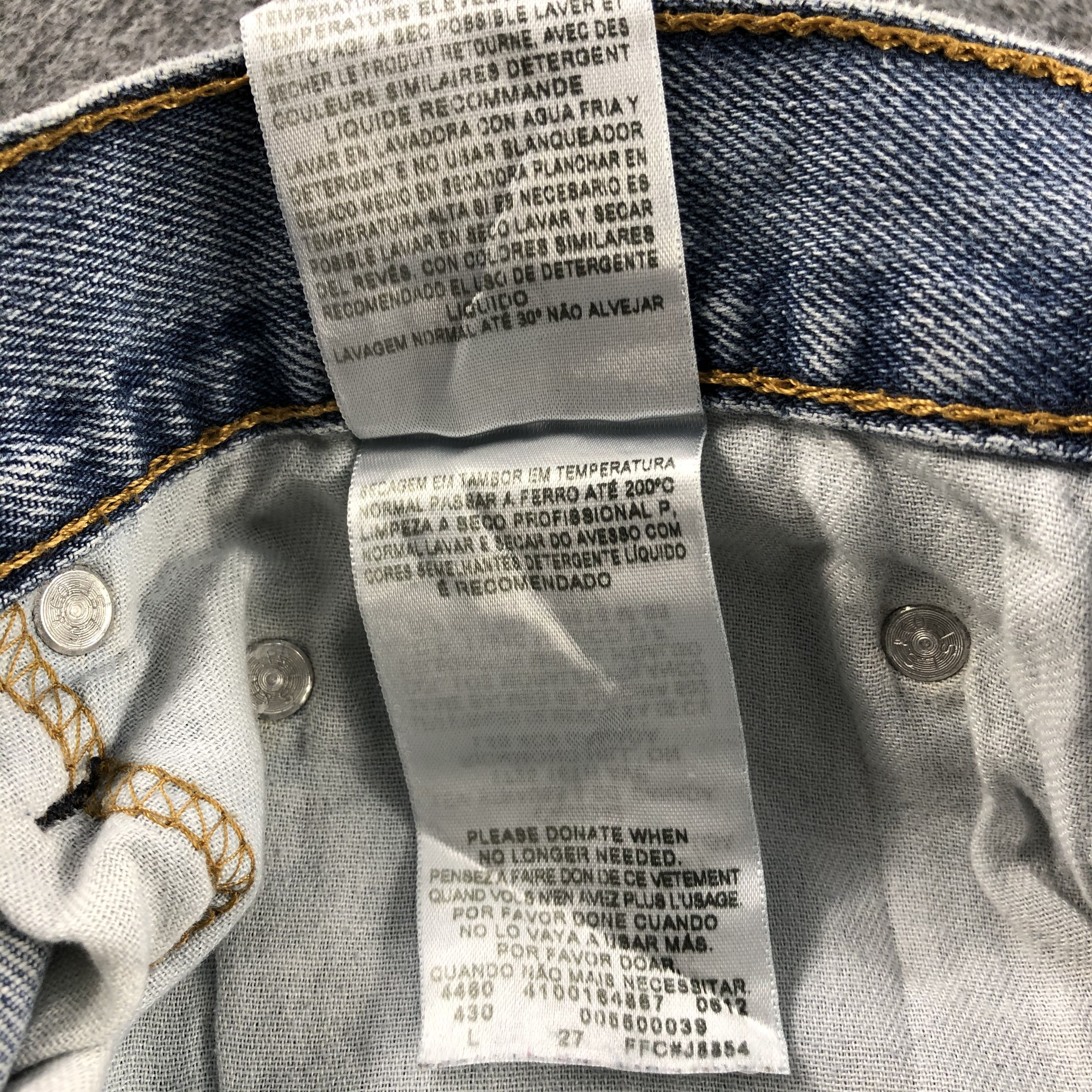 Levi's Vintage Light Wash Levis 550 Jeans-J2165 Size US 31 - 12 Thumbnail