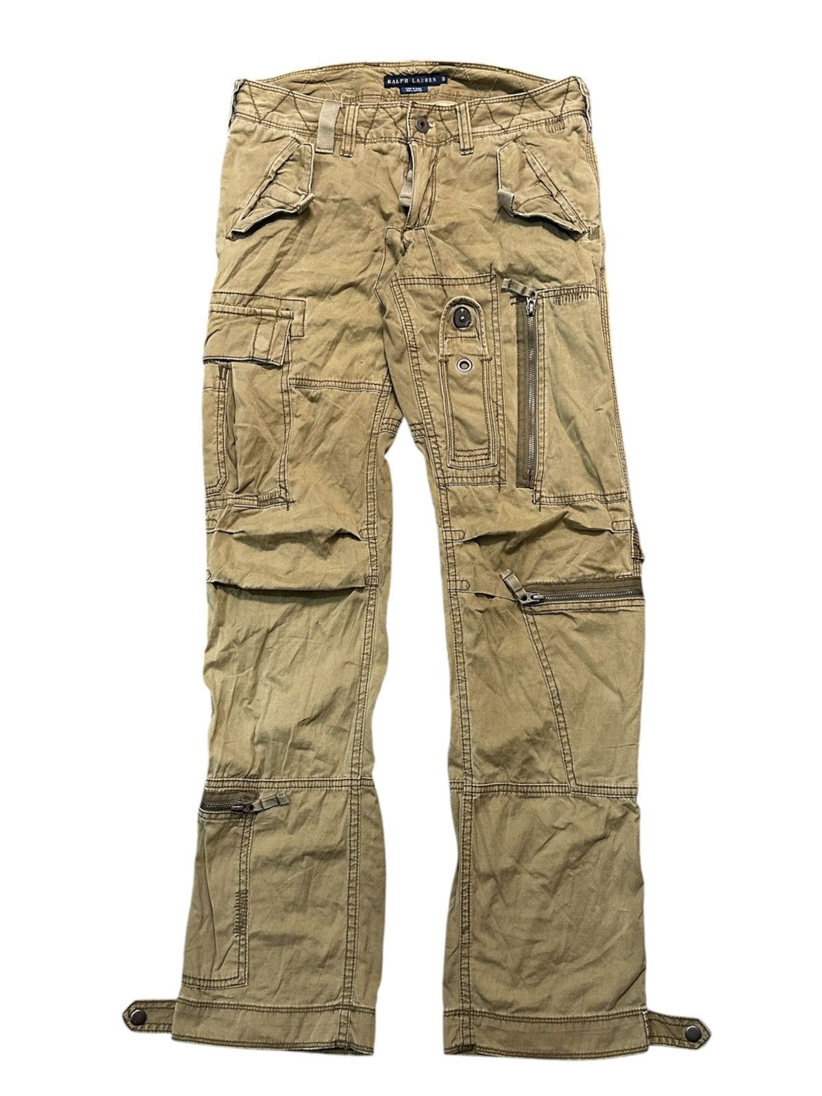Polo Ralph Lauren Polo Ralph Lauren Cargo Multipocket Tactical Parachute Pants Size US 29 - 1 Thumbnail