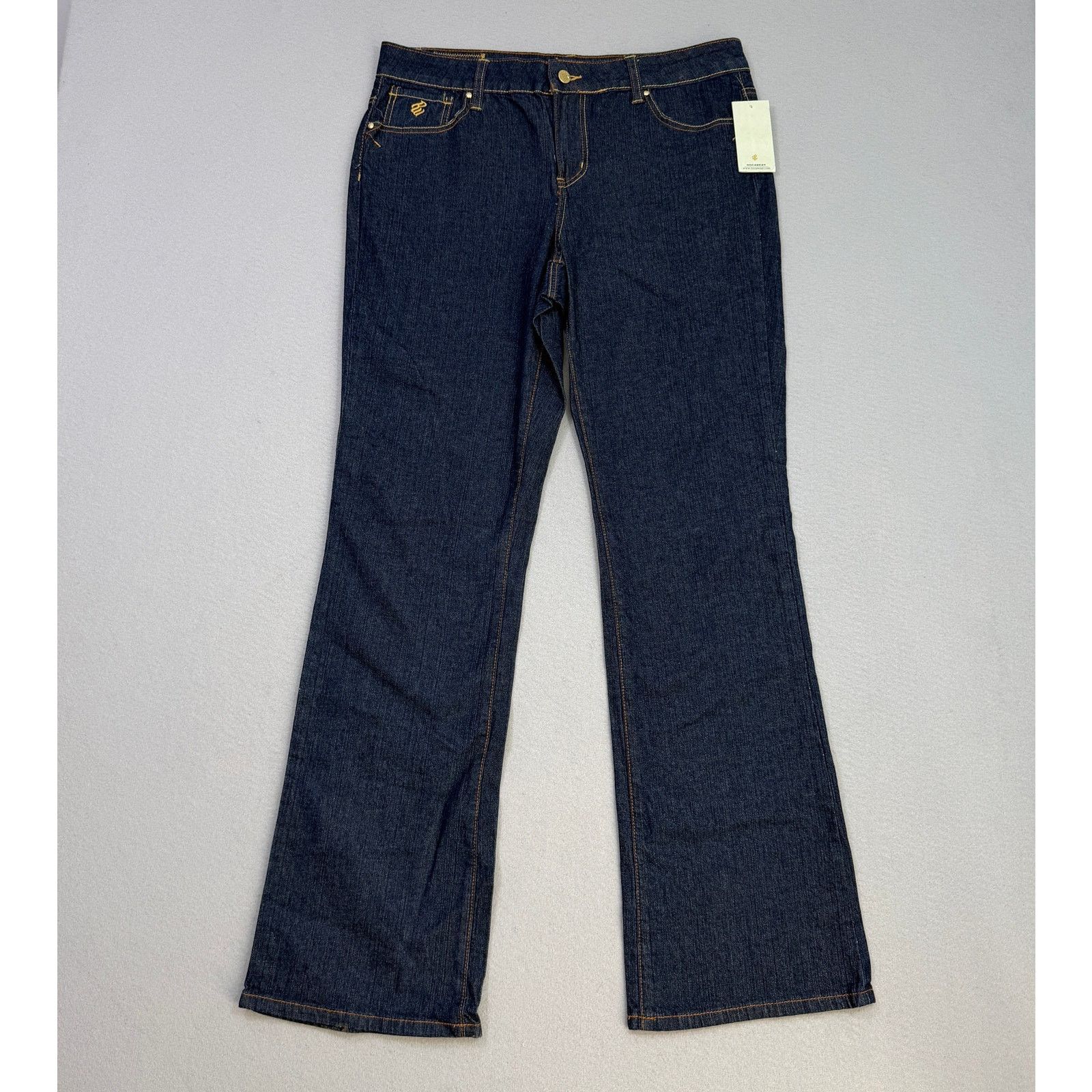 Rocawear Vintage Roca Wear Jeans Women's 16 (Fits 36x32) Blue NEW Size 38" / US 16 / IT 52 - 2 Thumbnail