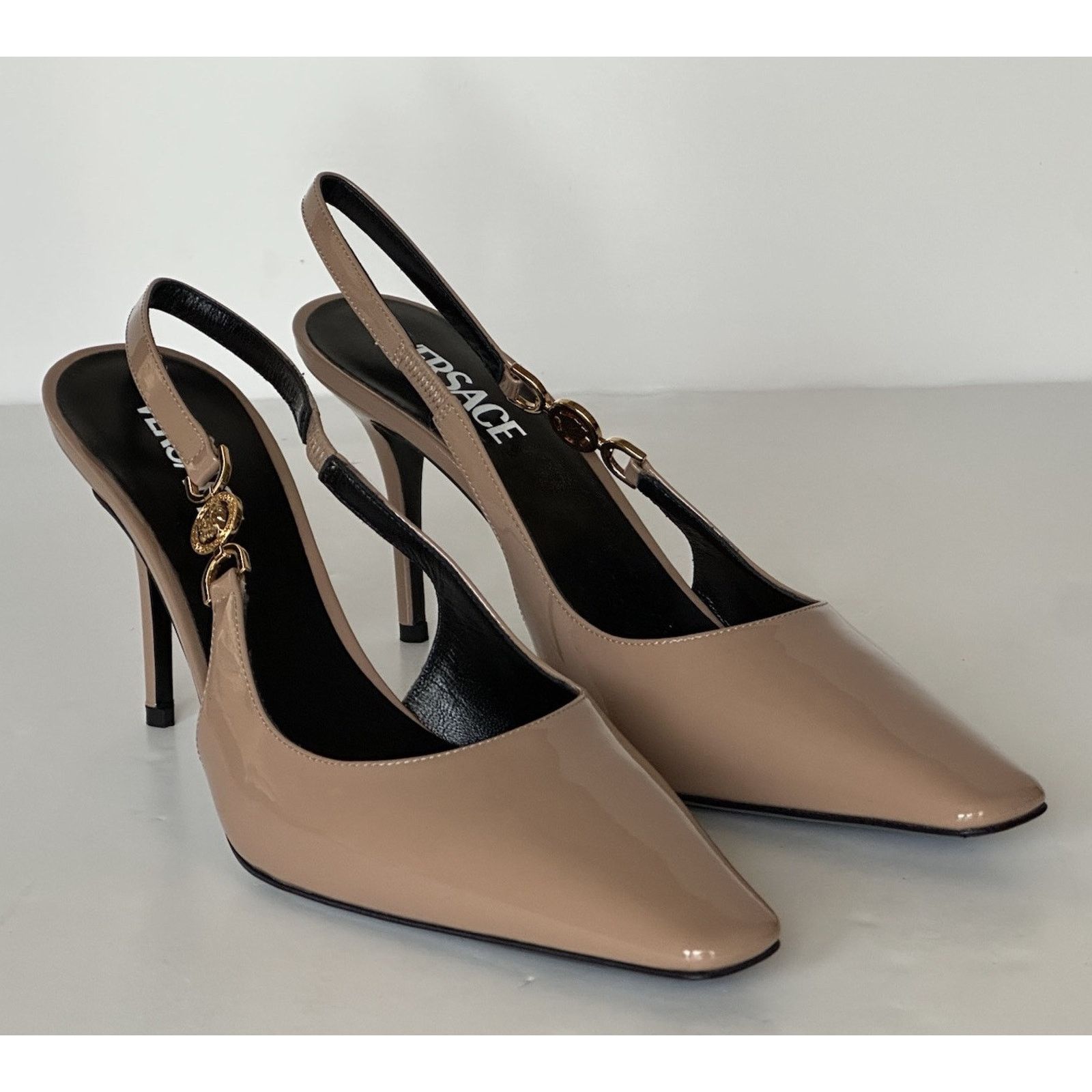 Versace Versace Sling Back Leather Pump Shoes Blush 9.5 US 1012428 Size US 9.5 / IT 39.5 - 5 Thumbnail