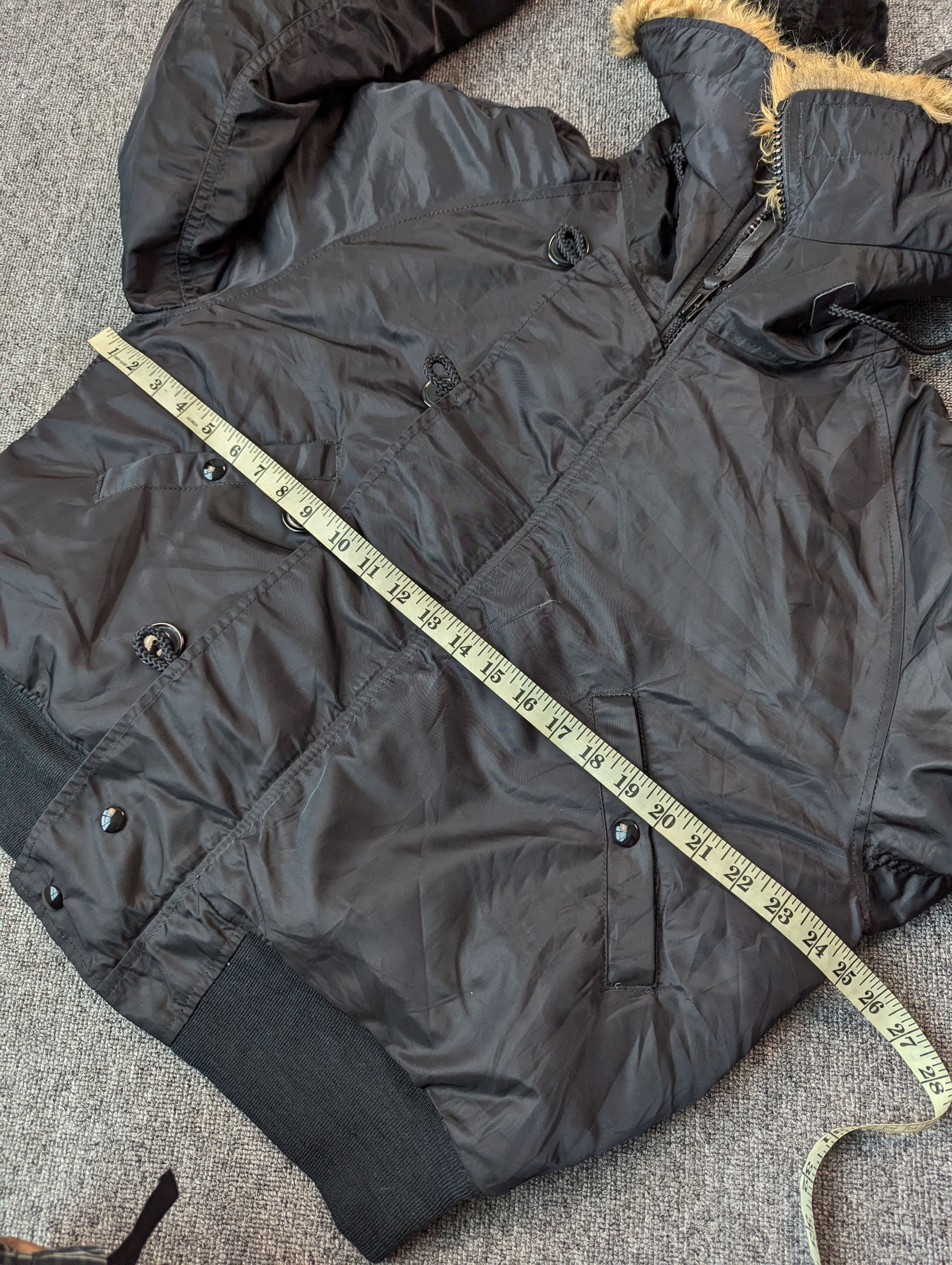 ジャケット・アウター Alpha N-2B Flight Jacket Black Vintage Nylon N-2B Jacket / Black – Front General Store