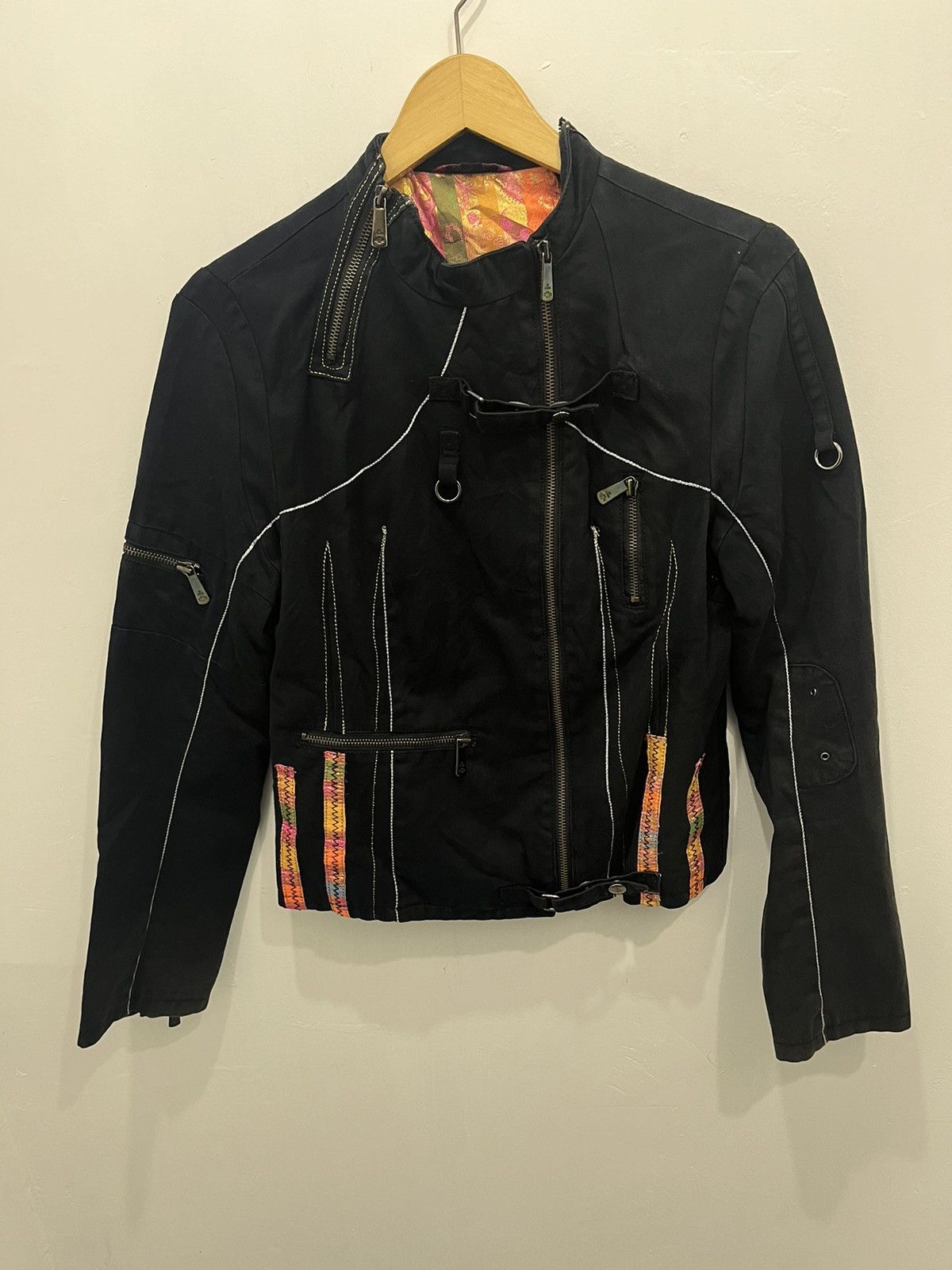 Japanese Brand Zipper Saint Cross Punk RocknRoll L.G.B Style Jacket Size US S / EU 44-46 / 1 - 1 Thumbnail