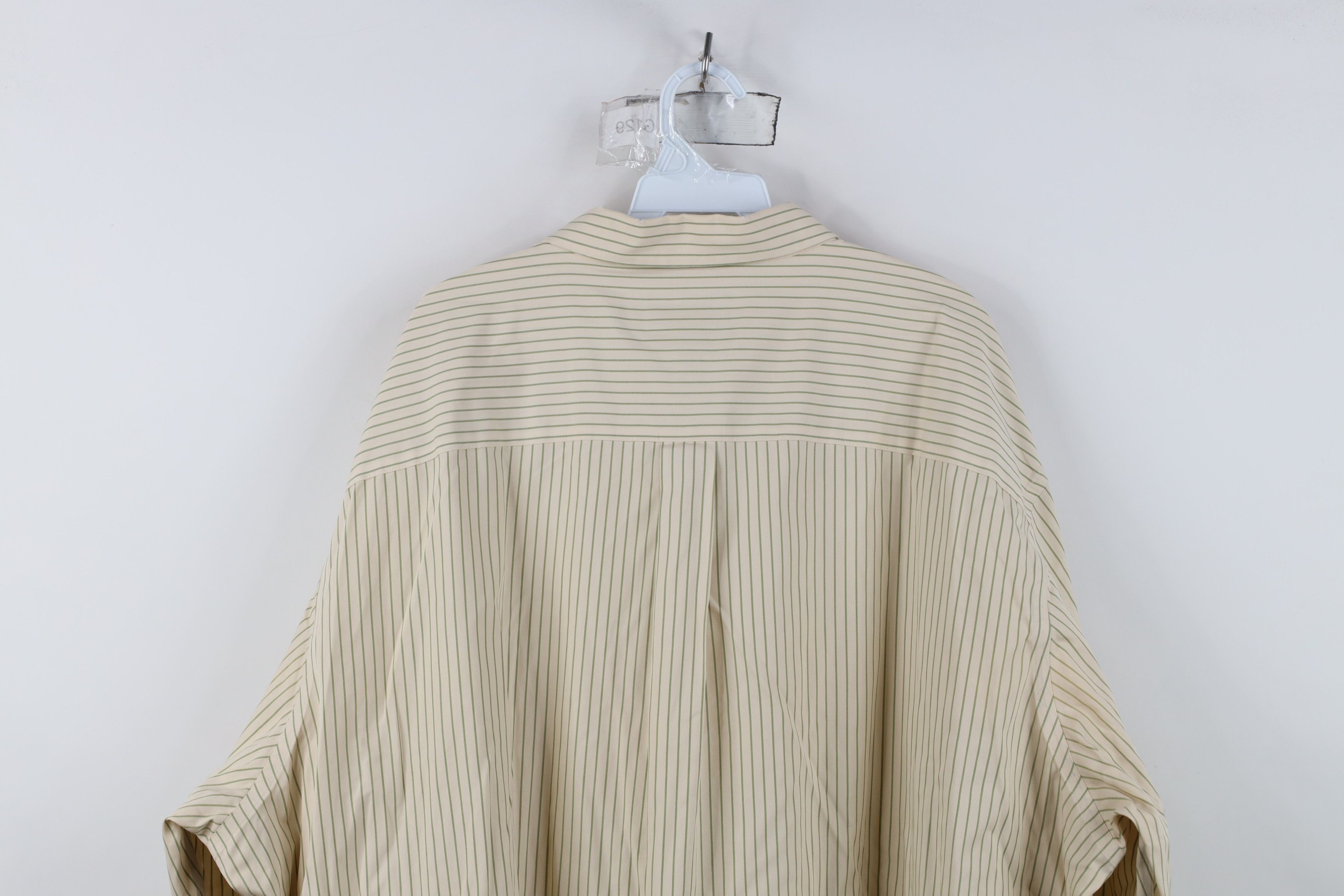Cabelas Vintage Cabelas Pinstriped Collared Oxford Button Down Shirt Size US XXL / EU 58 / 5 - 13 Thumbnail