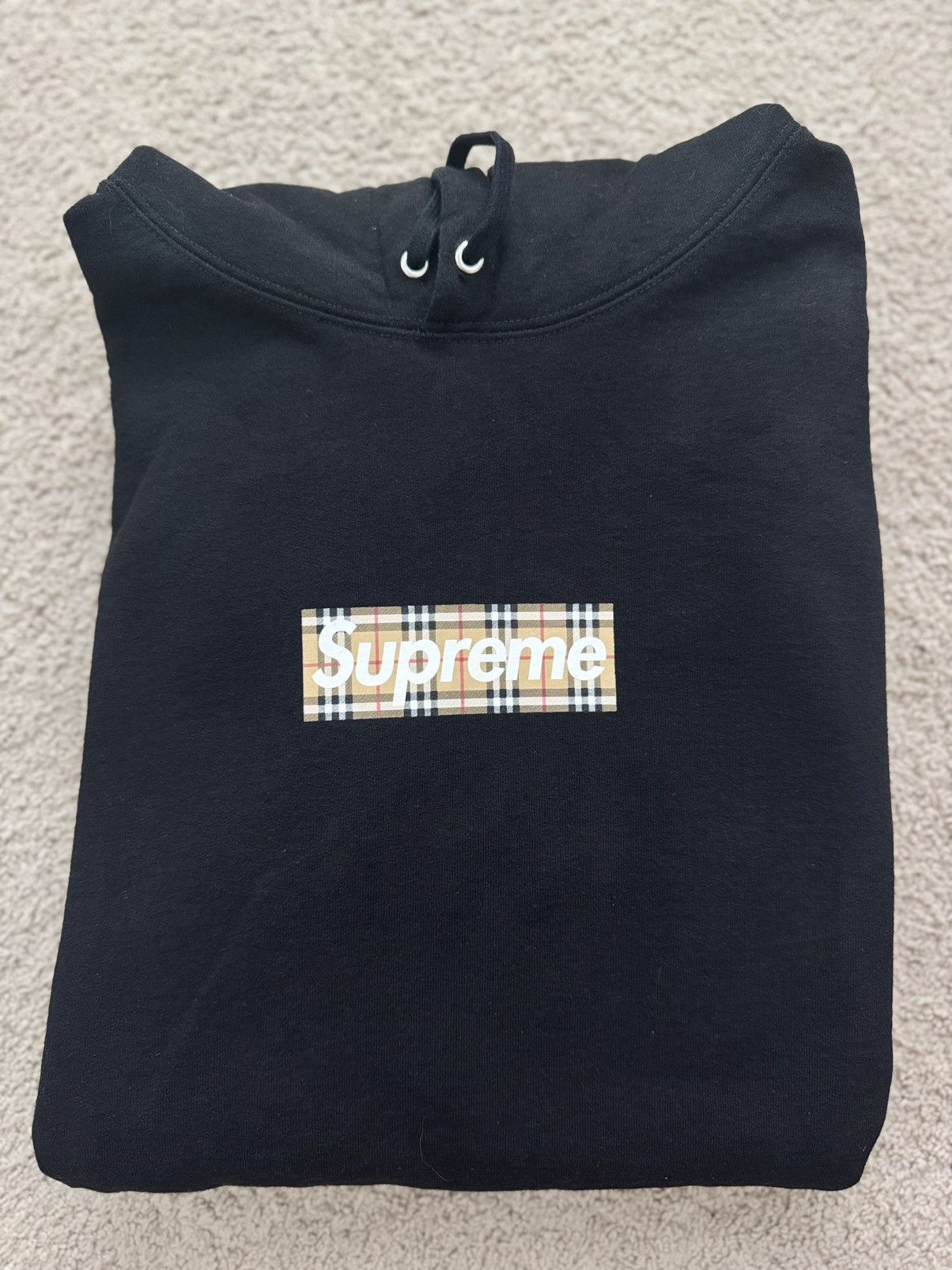 Supreme Burberry Box Logo | Grailed