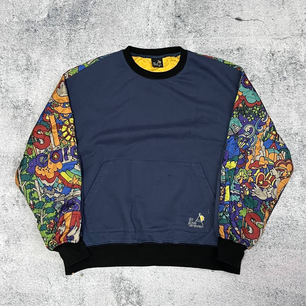 Japanese Brand × go slow caravan Go Slow Caravan Multicolored Sweatshirt Japan Size US M / EU 48-50 / 2 - 1 Thumbnail