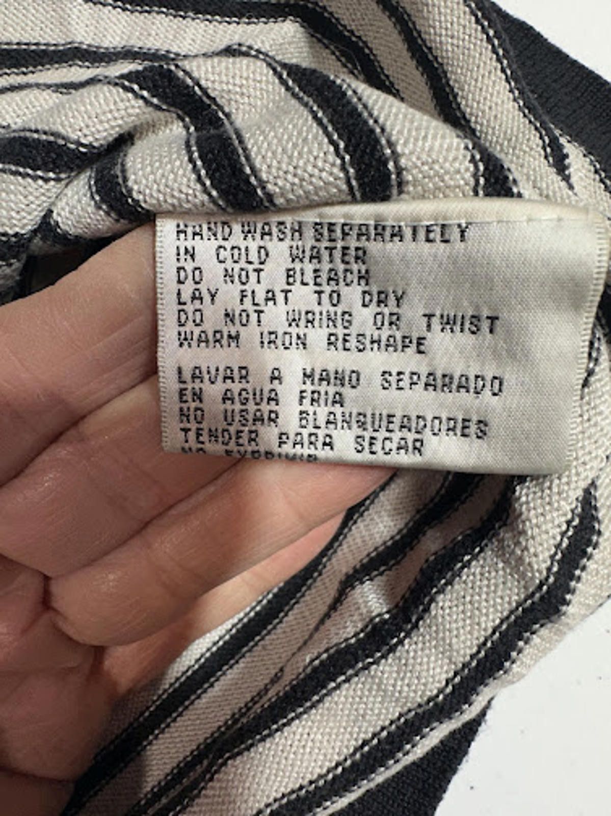 Other Vintage Silk Striped Tee One Resource Medium Size M / US 6-8 / IT 42-44 - 4 Thumbnail