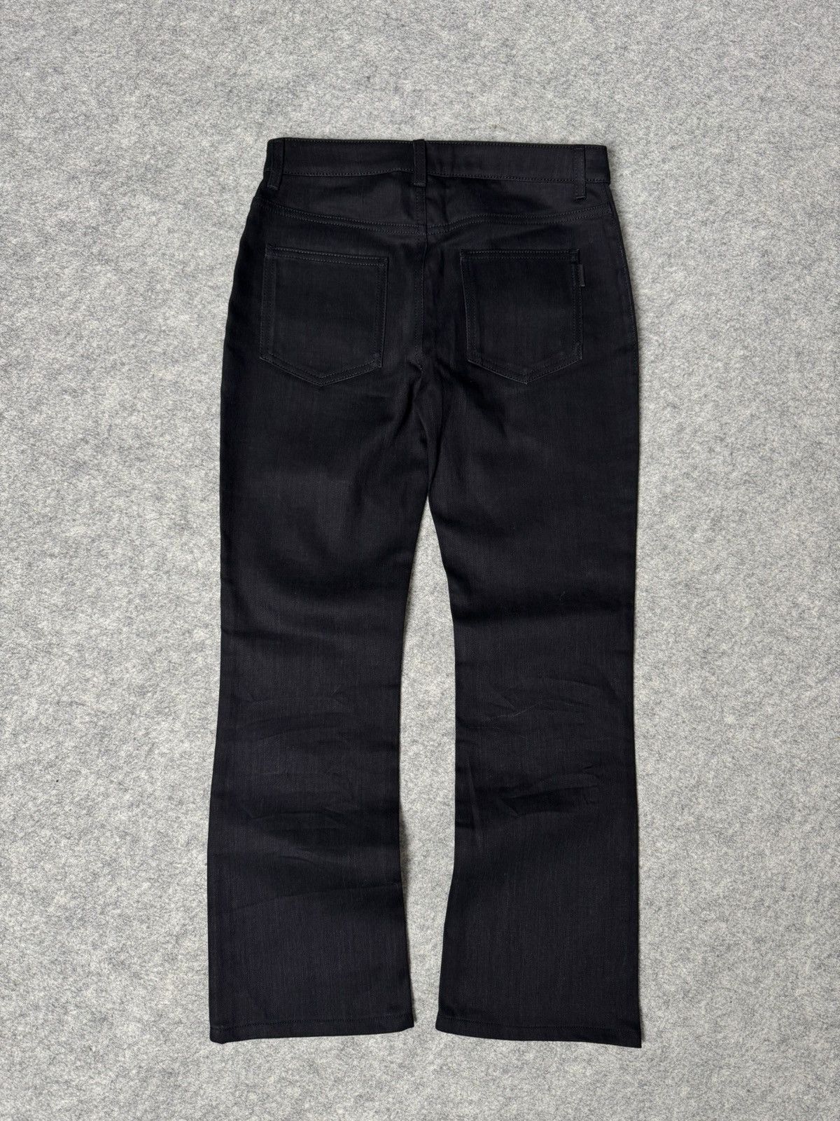 Saint Laurent Paris Used Black HW D27 Flared Denim