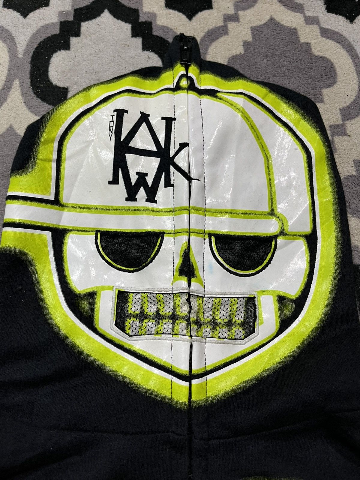 Le Grande Bleu (L.G.B.) 2000s tony hawk skeleton y2k full zip hoodie Size US S / EU 44-46 / 1 - 4 Thumbnail