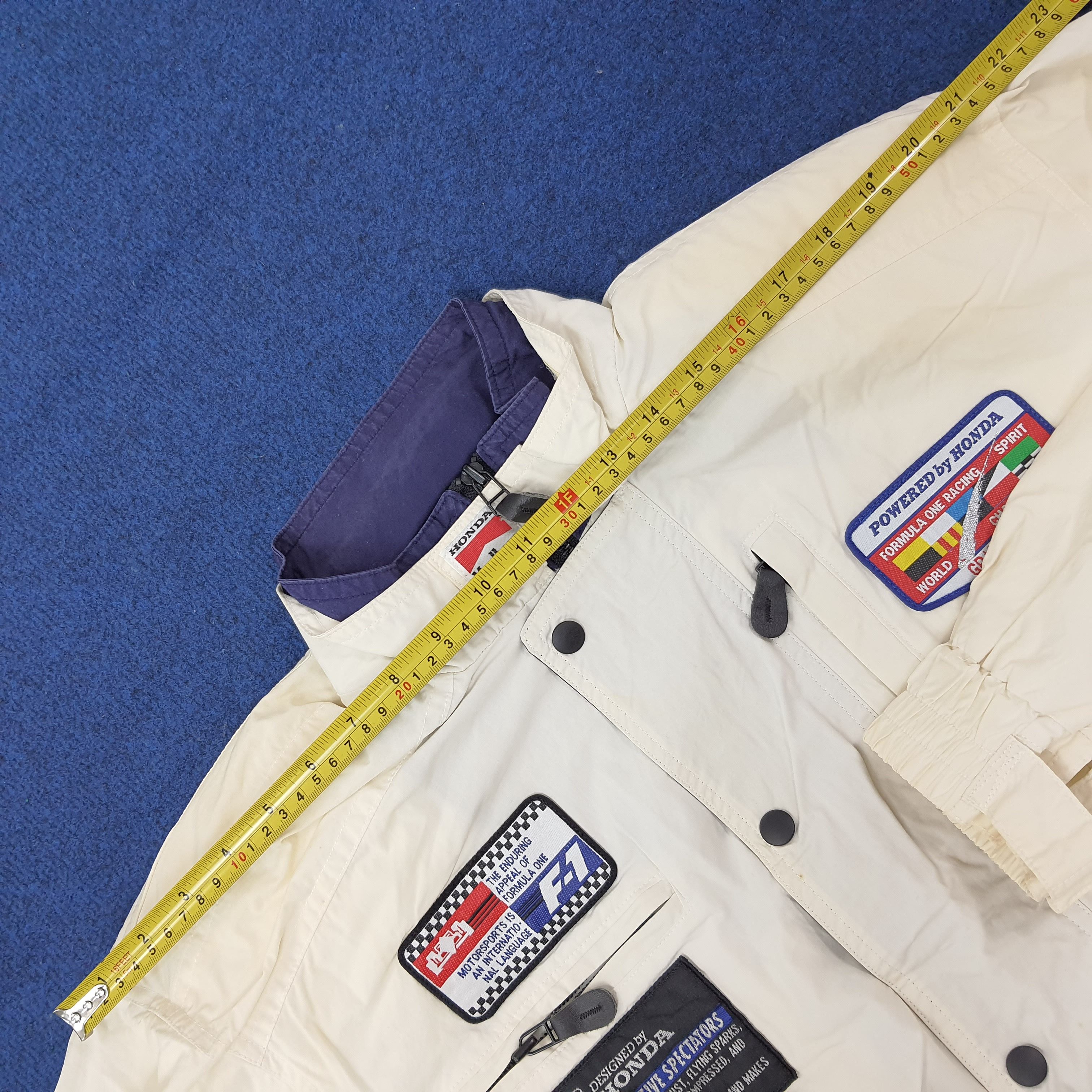 Honda Vintage HONDA F1 Japan Motorsports Racing Jacket C246N20 Size US L / EU 52-54 / 3 - 12 Thumbnail
