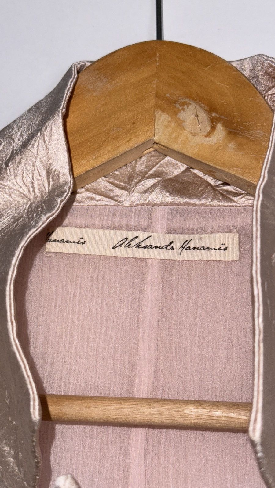 Aleksandr Manamis Alexandr Manamis Rare Silk Blazer Size L / US 10 / IT 46 - 4 Thumbnail