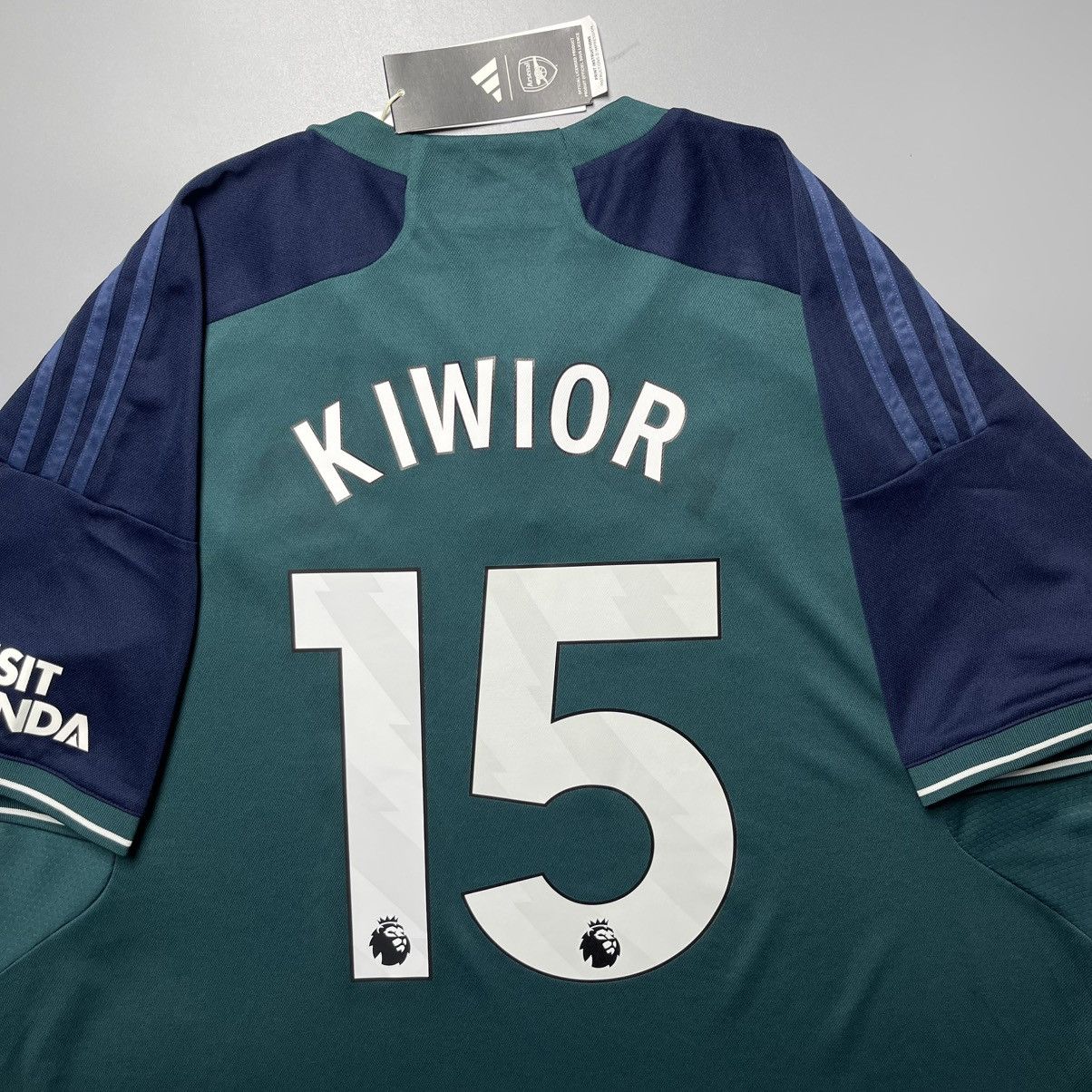 Adidas × Vintage NWT ARSENAL ADIDAS 2023/2024 SOCCER THIRD JERSEY #15 KIWIOR Size US XXL / EU 58 / 5 - 8 Thumbnail