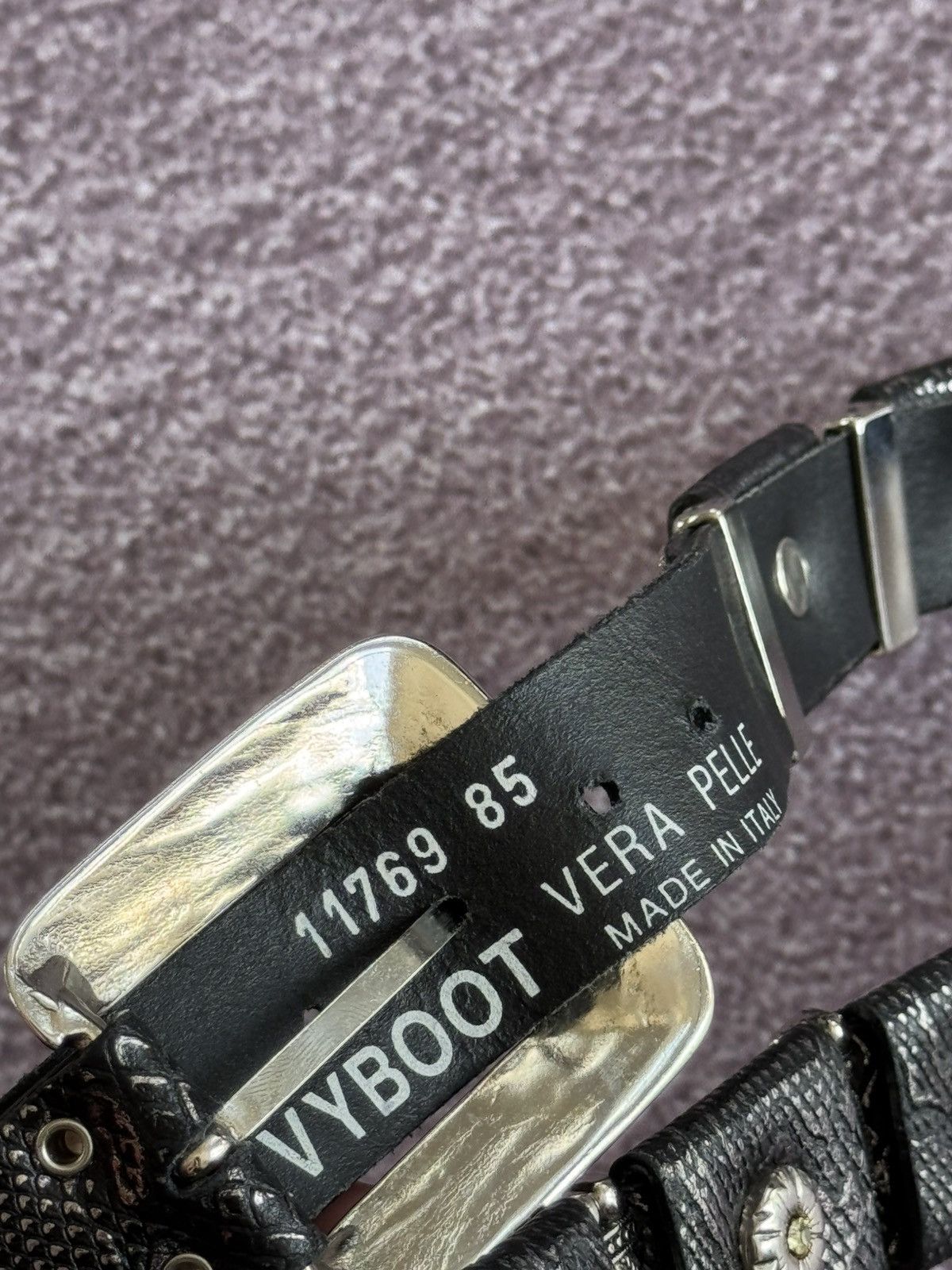Japanese Brand Vintage Y2K Metal Belt Punk Emo Goth Japanese Style Black Size ONE SIZE - 14 Thumbnail