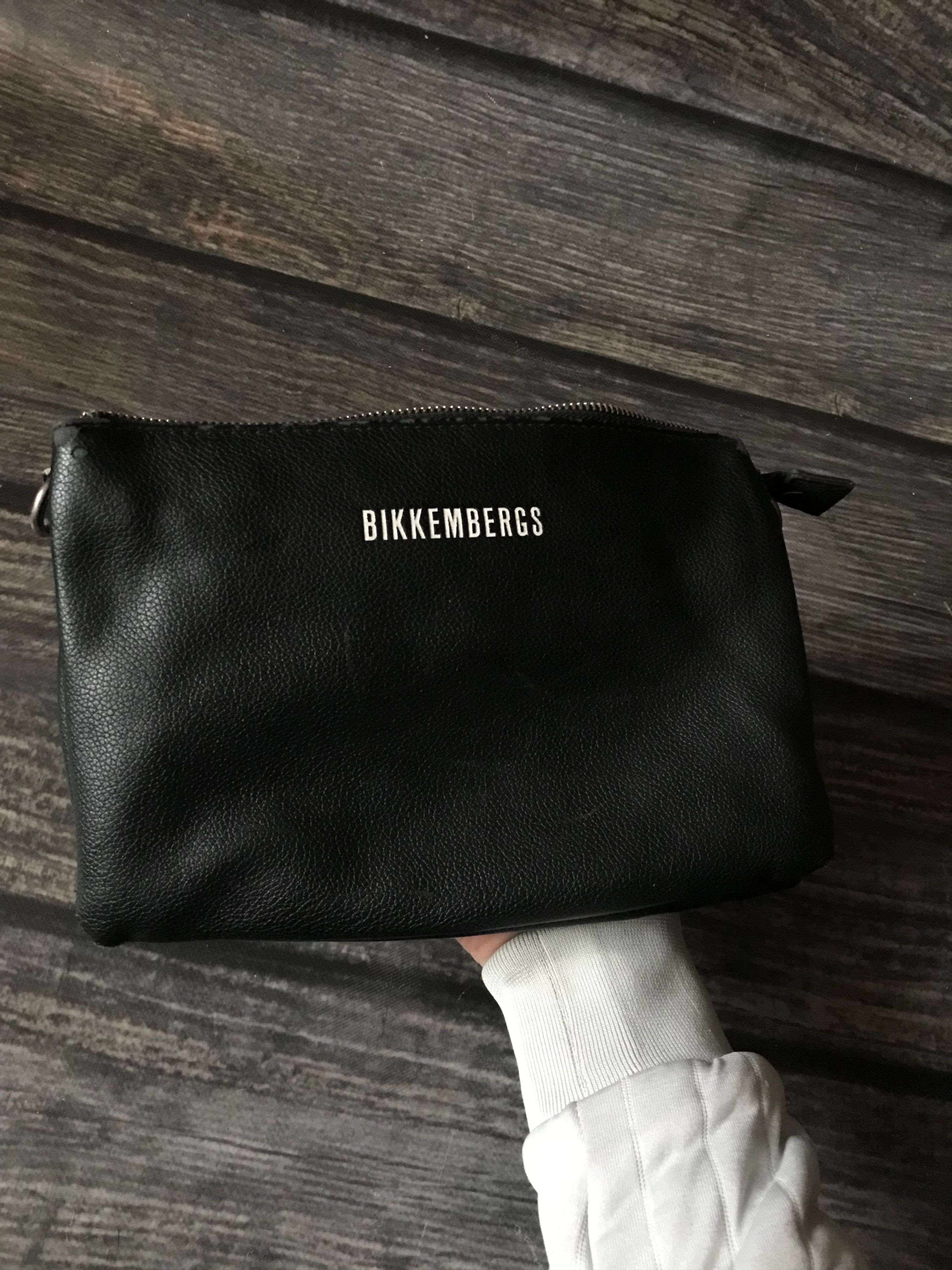 Dirk Bikkembergs Dirk Bikkembegs Leather Clutch Bag Size ONE SIZE - 1 Thumbnail