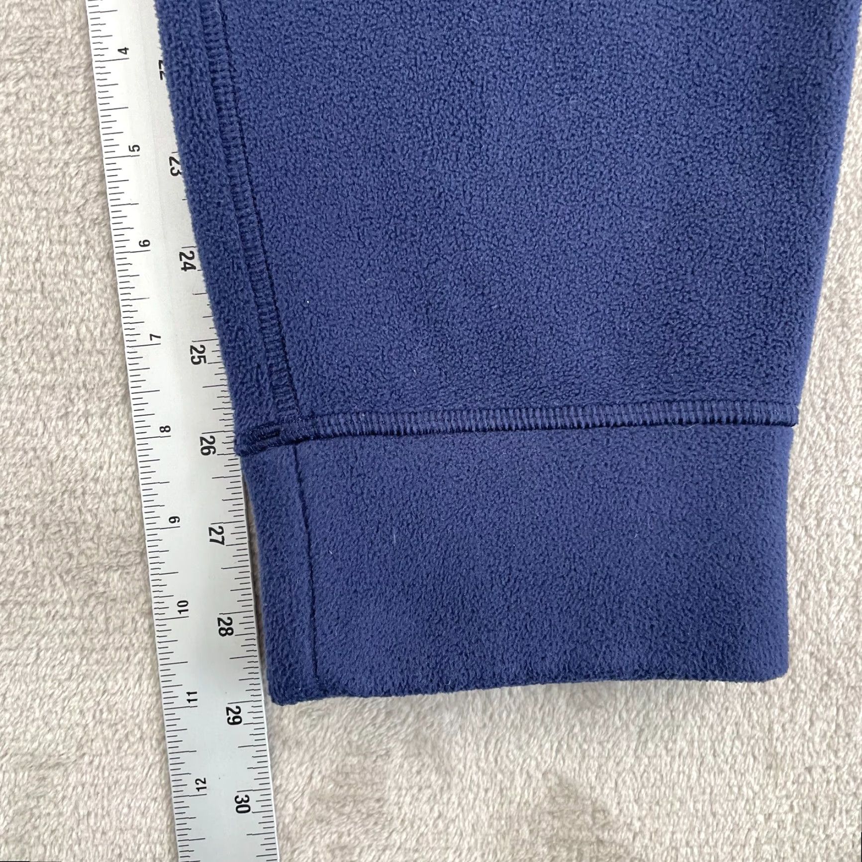 Polo Ralph Lauren Polo Ralph Lauren Fleece Jogger Pants Men Medium Navy Tapered Leg Contrast Zip Size US S / EU 44-46 / 1 - 7 Thumbnail