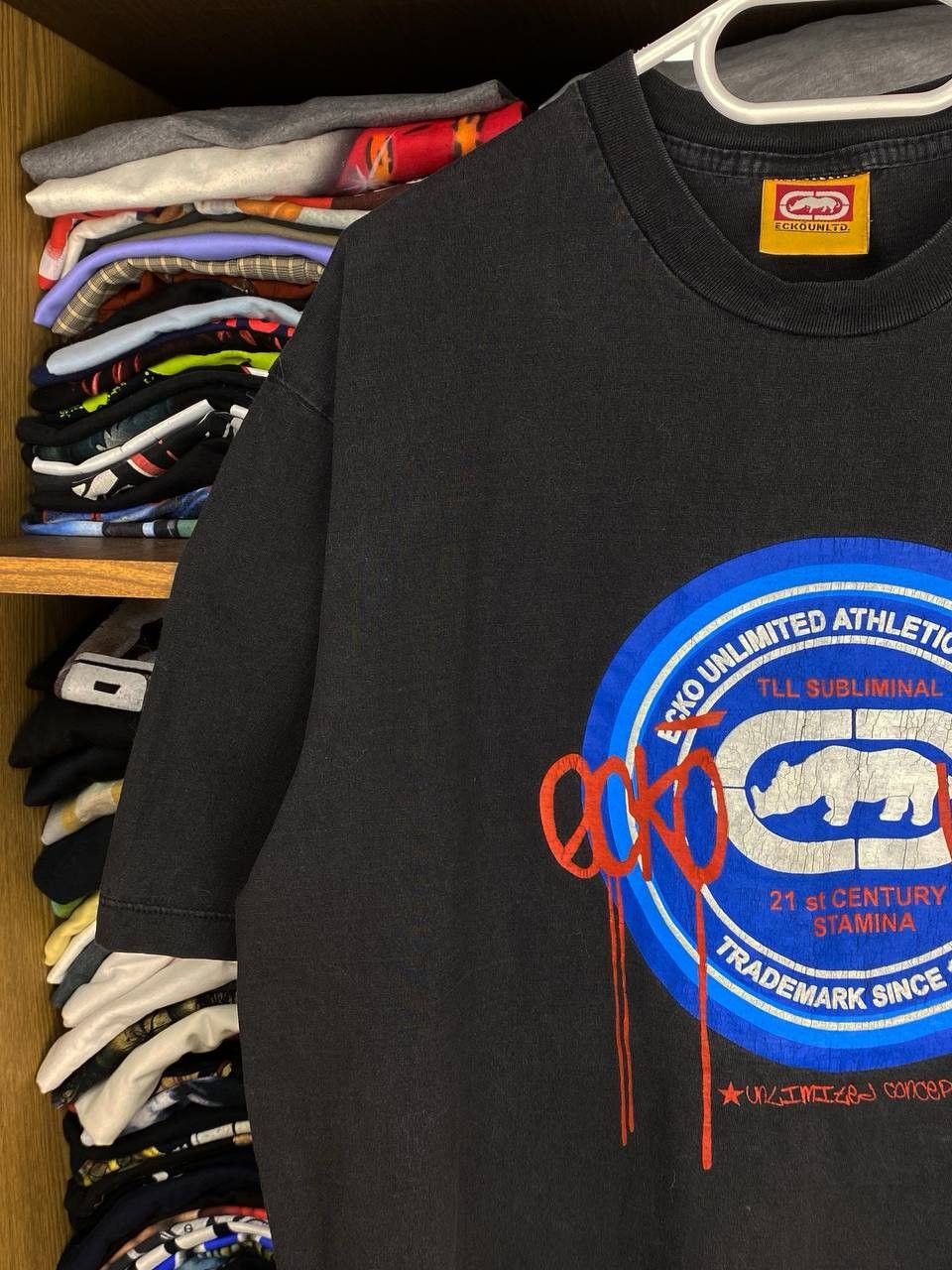 Ecko Unltd. × Vintage Vintage Ecko Unltd. 00s Rhino Unlimited Concept Graphic Tee Size US L / EU 52-54 / 3 - 3 Thumbnail