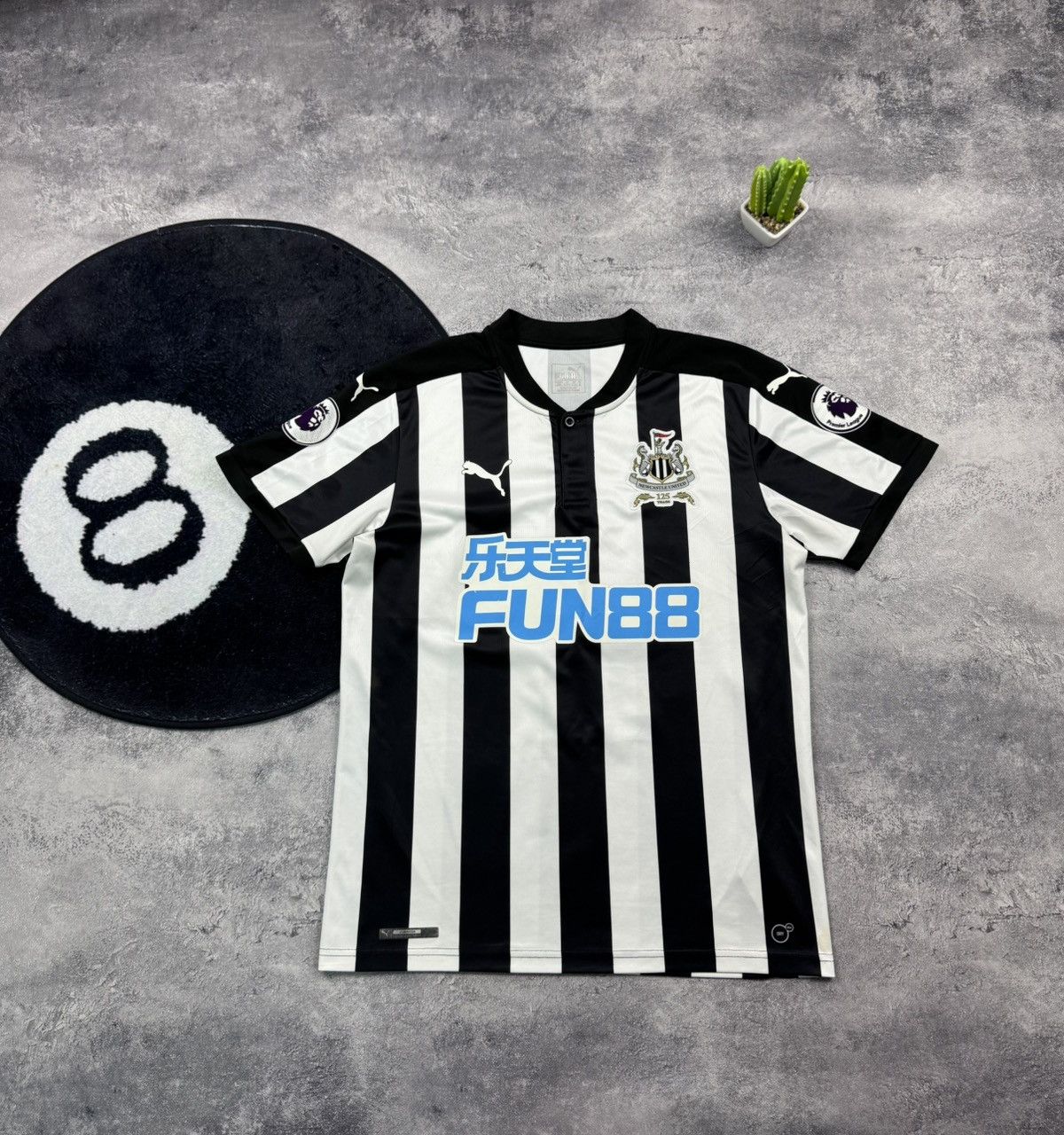Vintage NEWCASTLE UNITED 17-18 Home Shirt Puma 125 Years AYOZE #17 Size US M / EU 48-50 / 2 - 1 Thumbnail