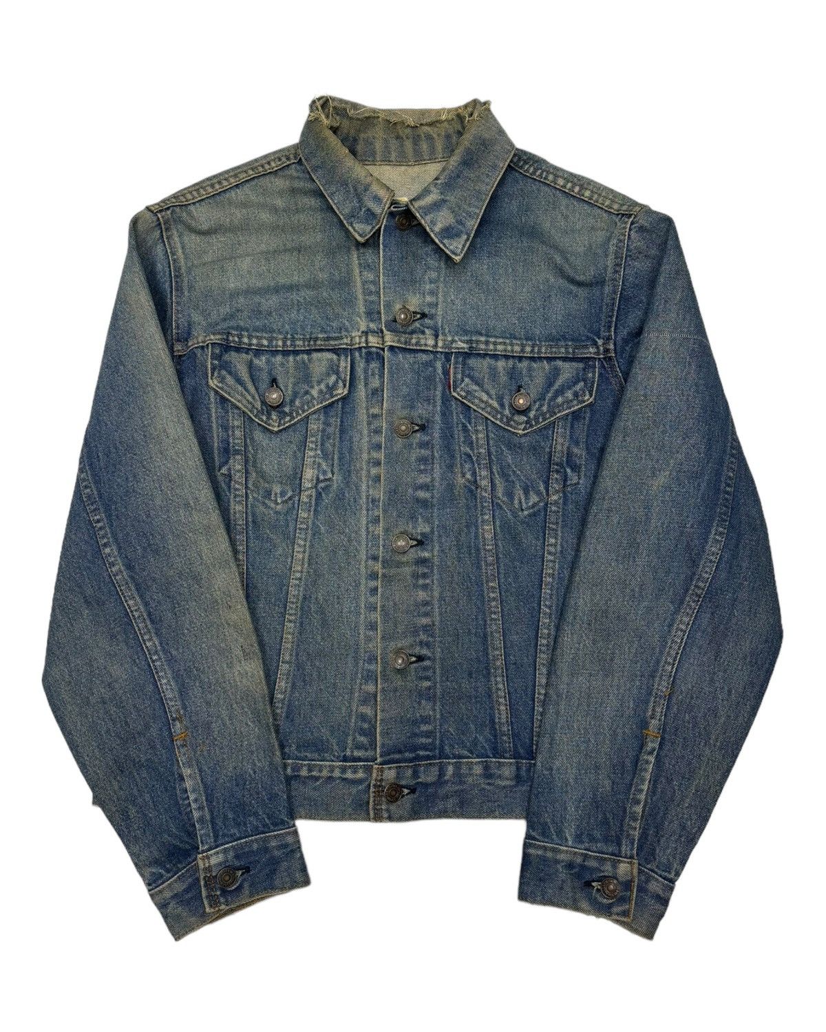 Levi's 🔥VINTAGE LEVIS 70505 BUTTON 52 DENIM TRUCKER JACKET Size US M / EU 48-50 / 2 - 5 Thumbnail