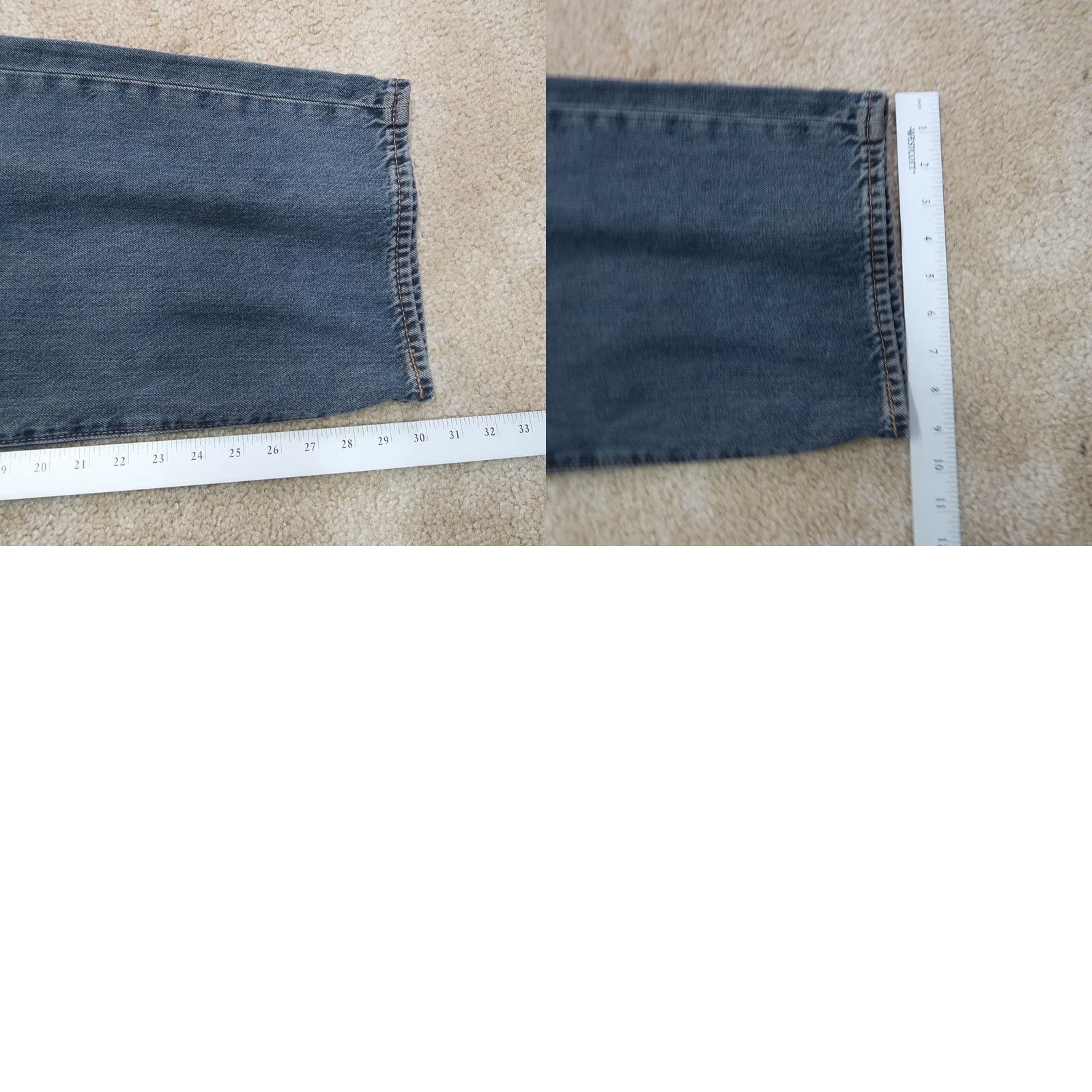 Levi's Levi's Premium 578 Baggy Jeans Men's 34x32 New Blue Denim Slim? Relaxed Fit 5-Pocket Logo Zip Levi's 500 Series Vintage 90s Theme Men Size US 34 / EU 50 - 10 Thumbnail
