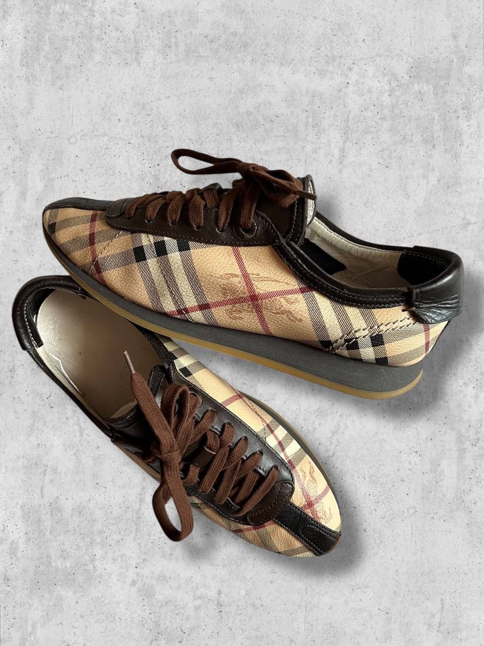 Burberry Prorsum NOVA CHECK vintage sneakers shoes
