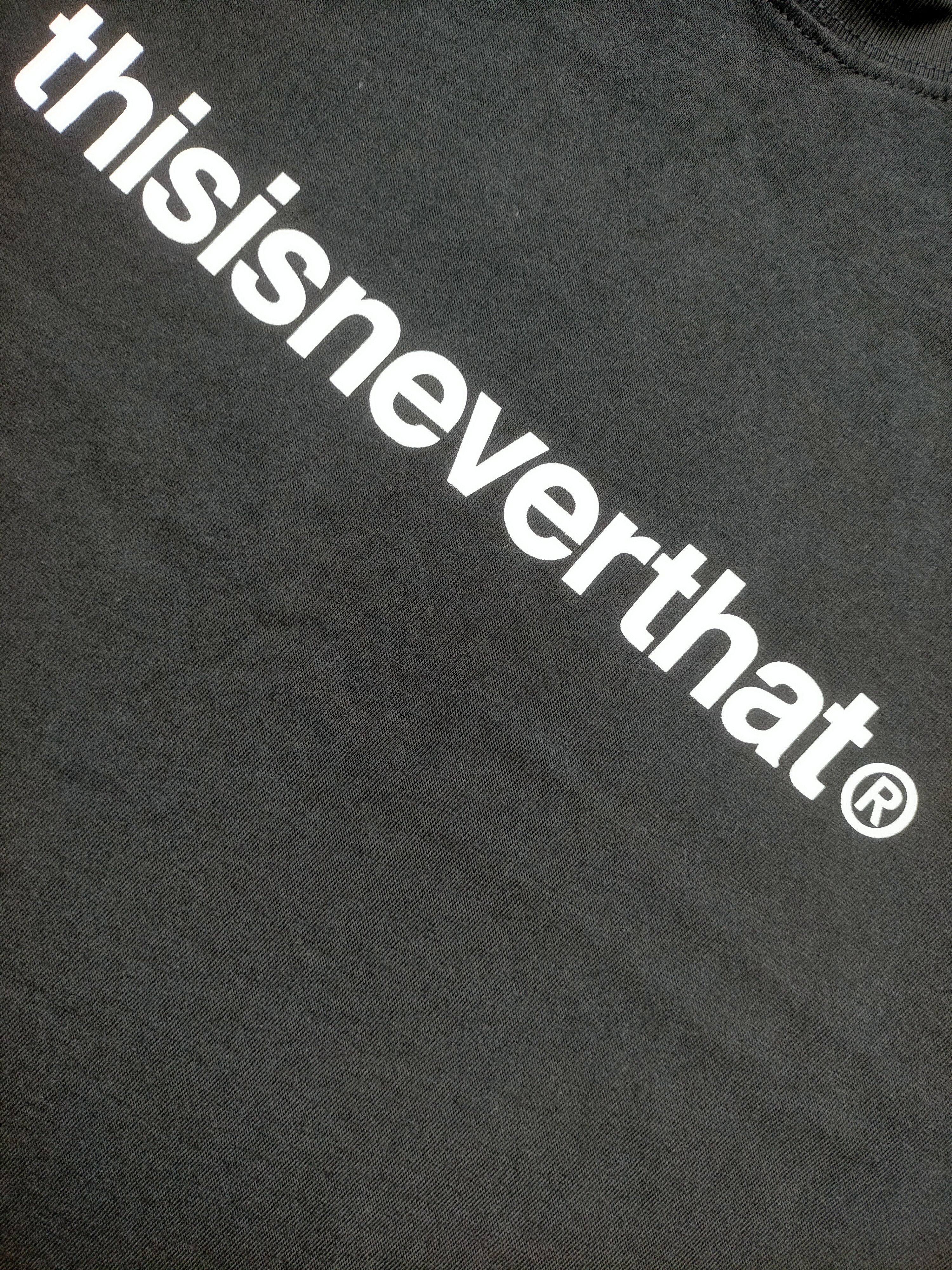 thisisneverthat Thisisneverthat Spell out black tee Size US L / EU 52-54 / 3 - 4 Thumbnail