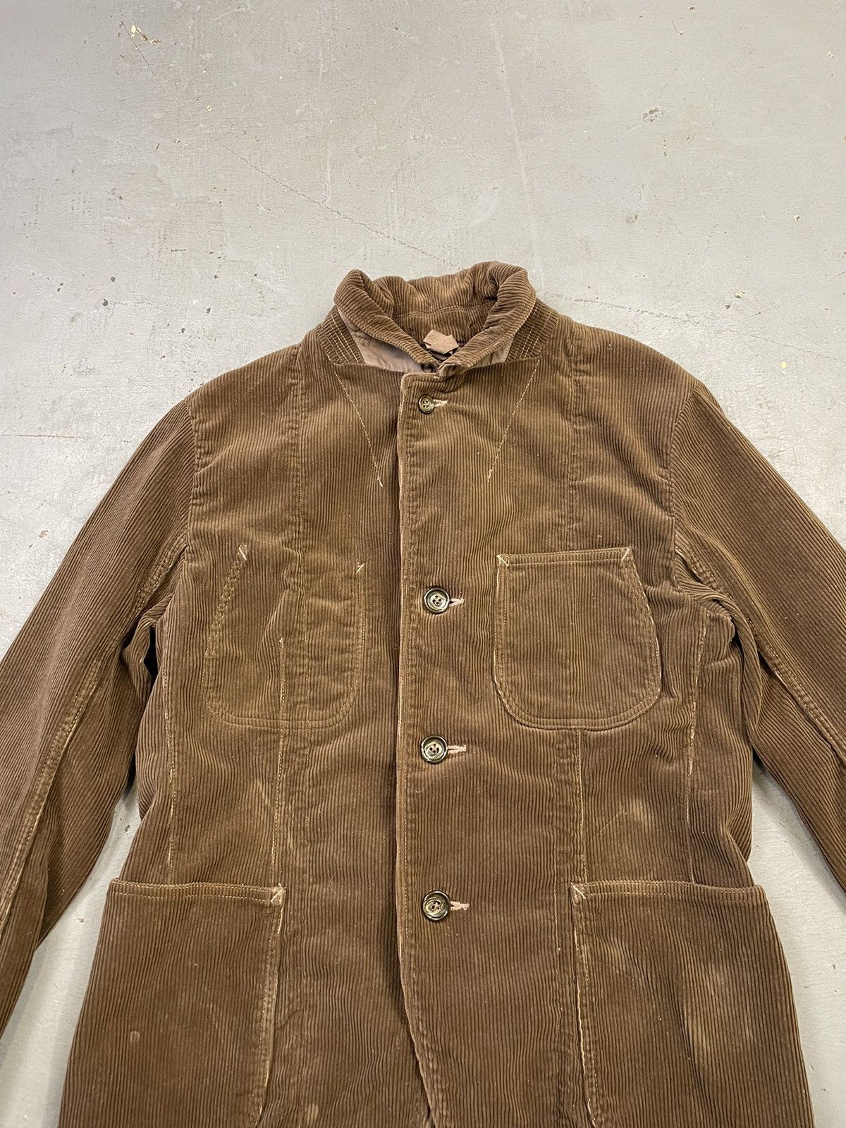 image of Omnigod Brown Corduroy Jacket Made In Japan Size 2, Men's