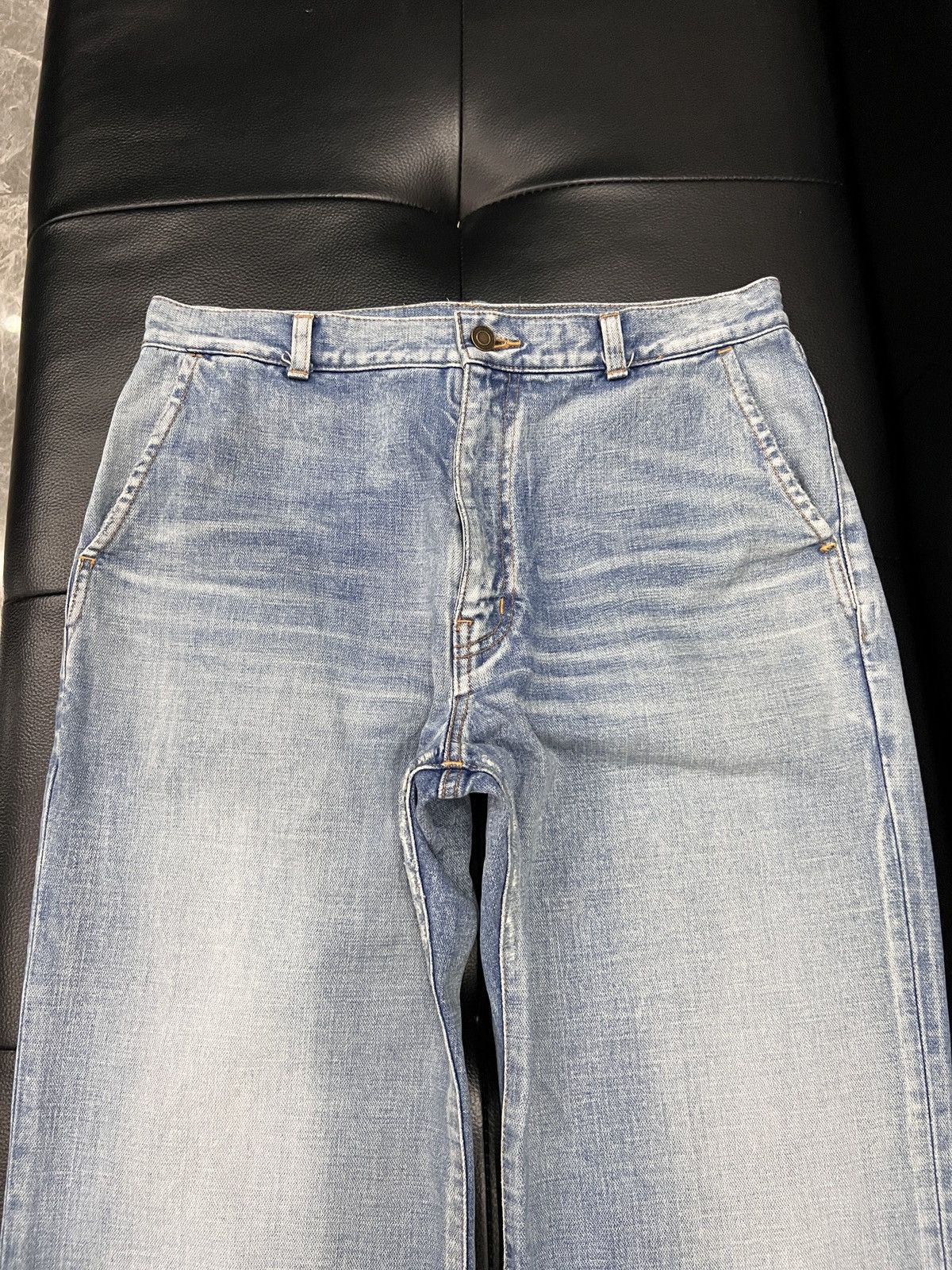 Saint Laurent Paris Saint Laurent 2022 Washed Denim Jeans Size US 33 - 3 Thumbnail