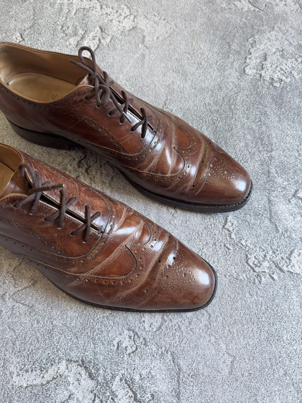 Church's Church’s 28.5cm brown leather shoes brogue shanghai casual Size US 10 / EU 43 - 2 Thumbnail