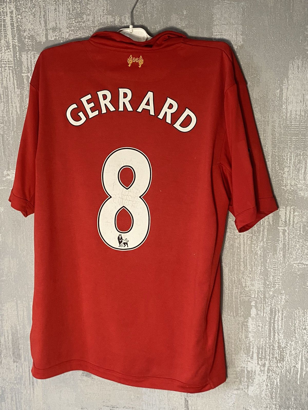 Vintage 2013 Vintage Warriors Liverpool Soccer Jersey #8 Gerrard Size US L / EU 52-54 / 3 - 2 Thumbnail