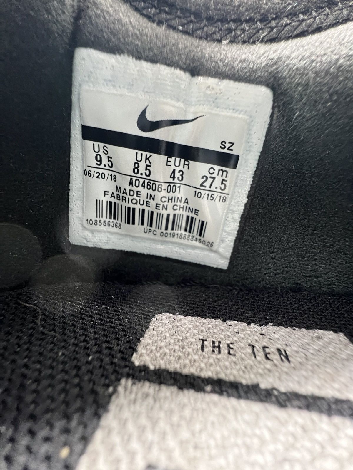 Nike × Off-White Nike x Off-White Air Force 1 Black Size US 9.5 / EU 42-43 - 9 Thumbnail