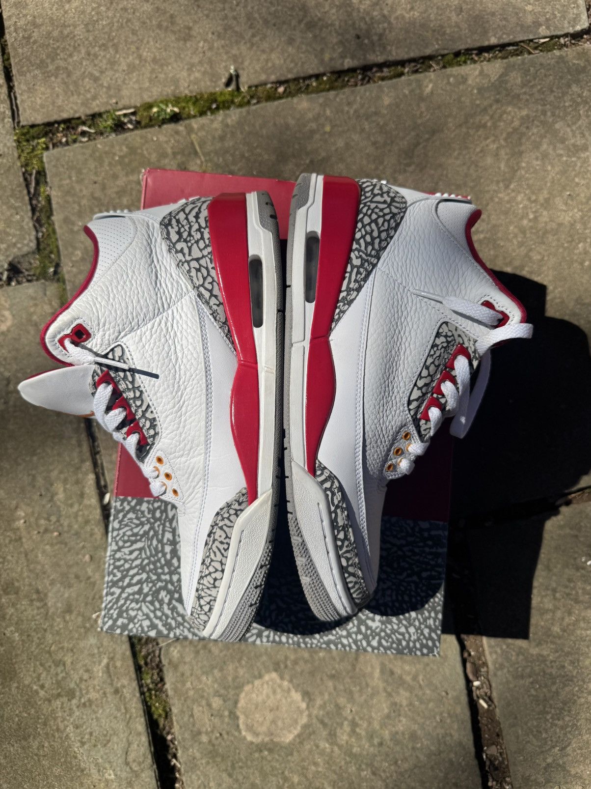 Jordan Brand × Nike Cardinal red Jordan 3 Size US 10.5 / EU 43-44 - 4 Thumbnail