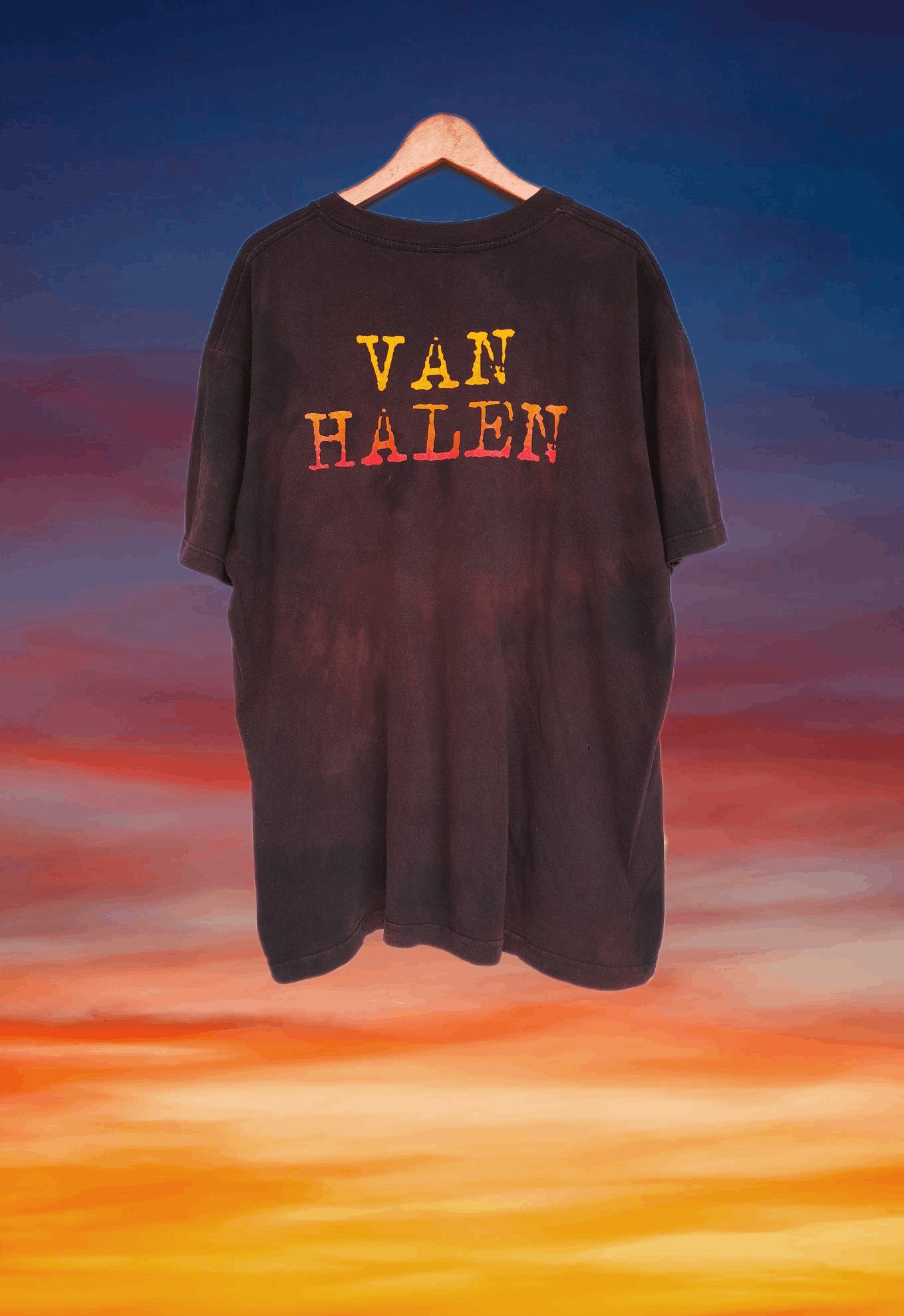 Rap Tees Vintage late 90s VAN HALEN shirt Rap tee style Size US XL / EU 56 / 4 - 2 Thumbnail