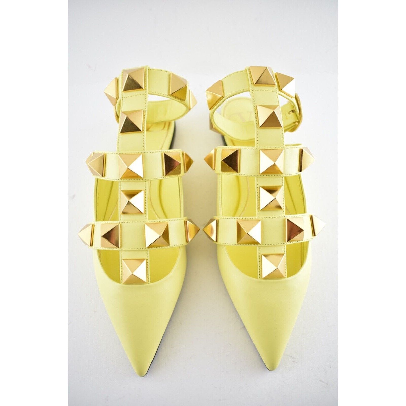 Valentino Rockstud Roman Stud Ankle Strap Ballet Ballerina Flat 36 Size US 6 / IT 36 - 7 Thumbnail