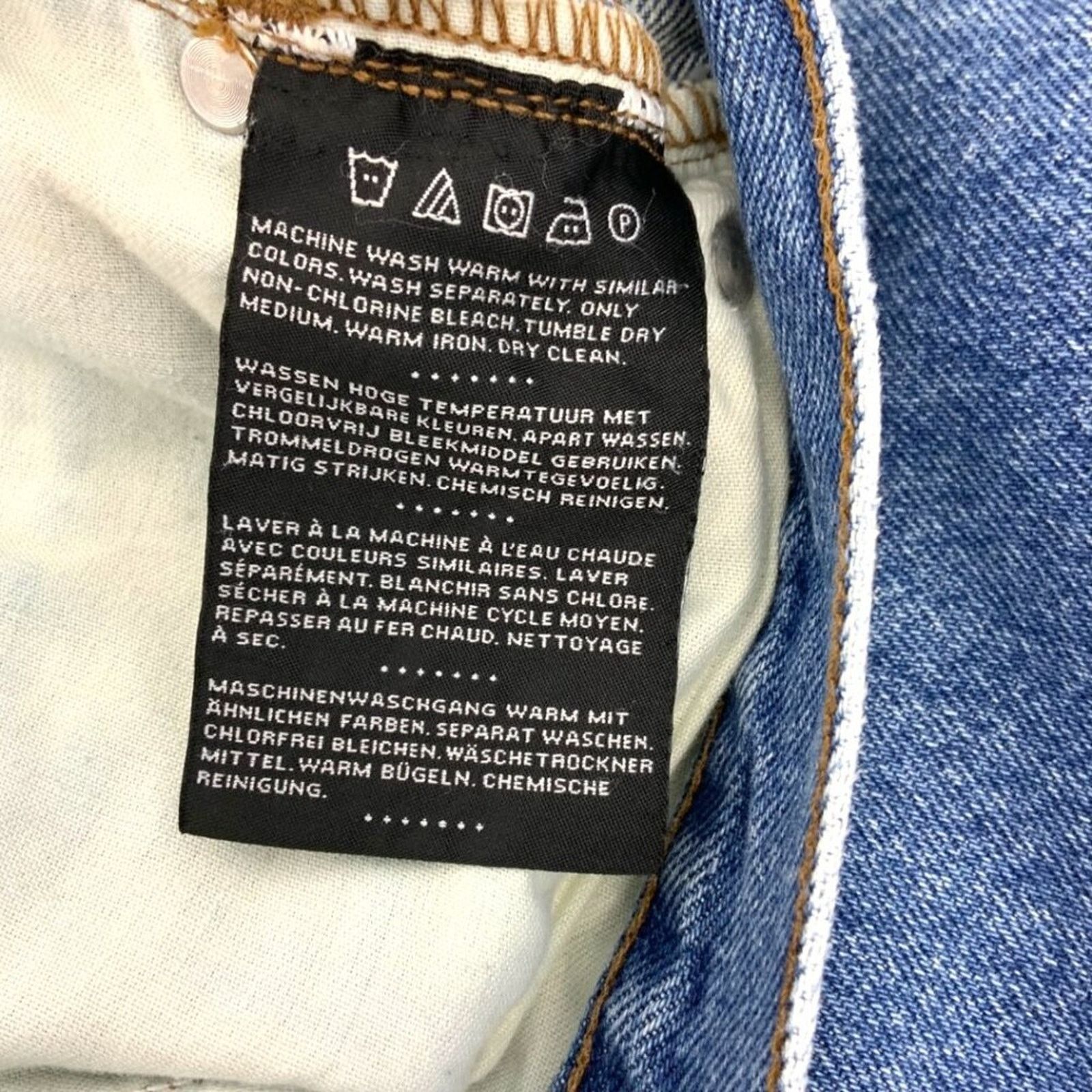 Harley Davidson Harley-Davidson 100% Cotton Straight Leg Denim Jeans 40x32 Size US 40 / EU 56 - 4 Thumbnail
