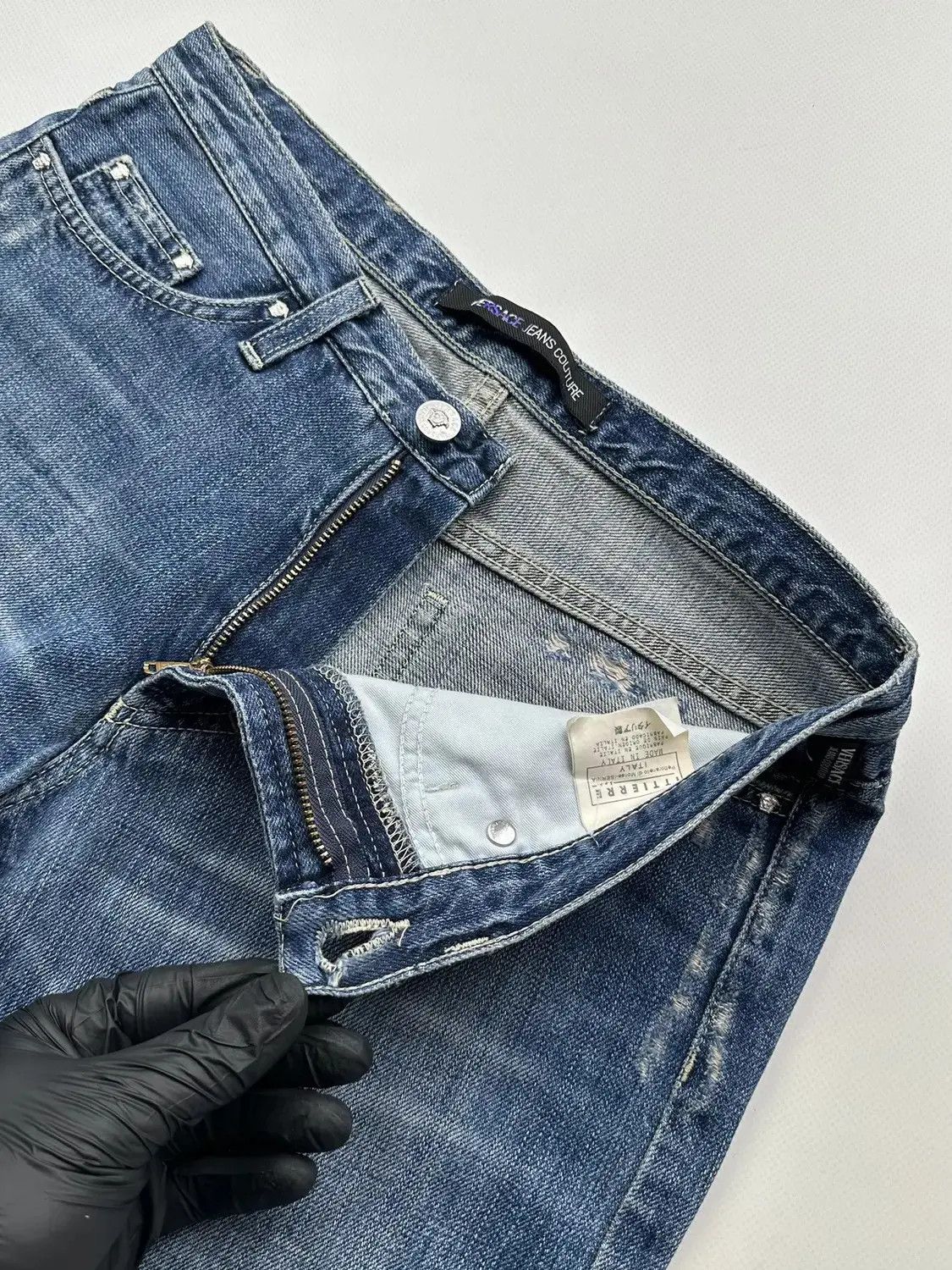 Versace Versace Jeans Couture VIntage Jeans (184) Size 28" / US 6 / IT 42 - 6 Thumbnail